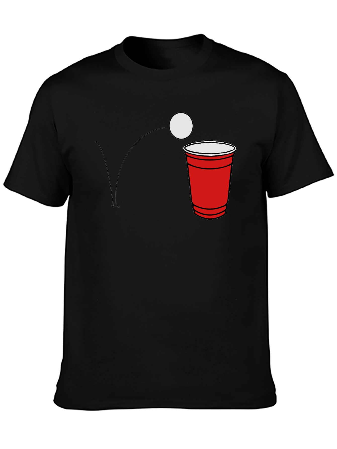Beer Pong Graphic Tee - Party Ready!