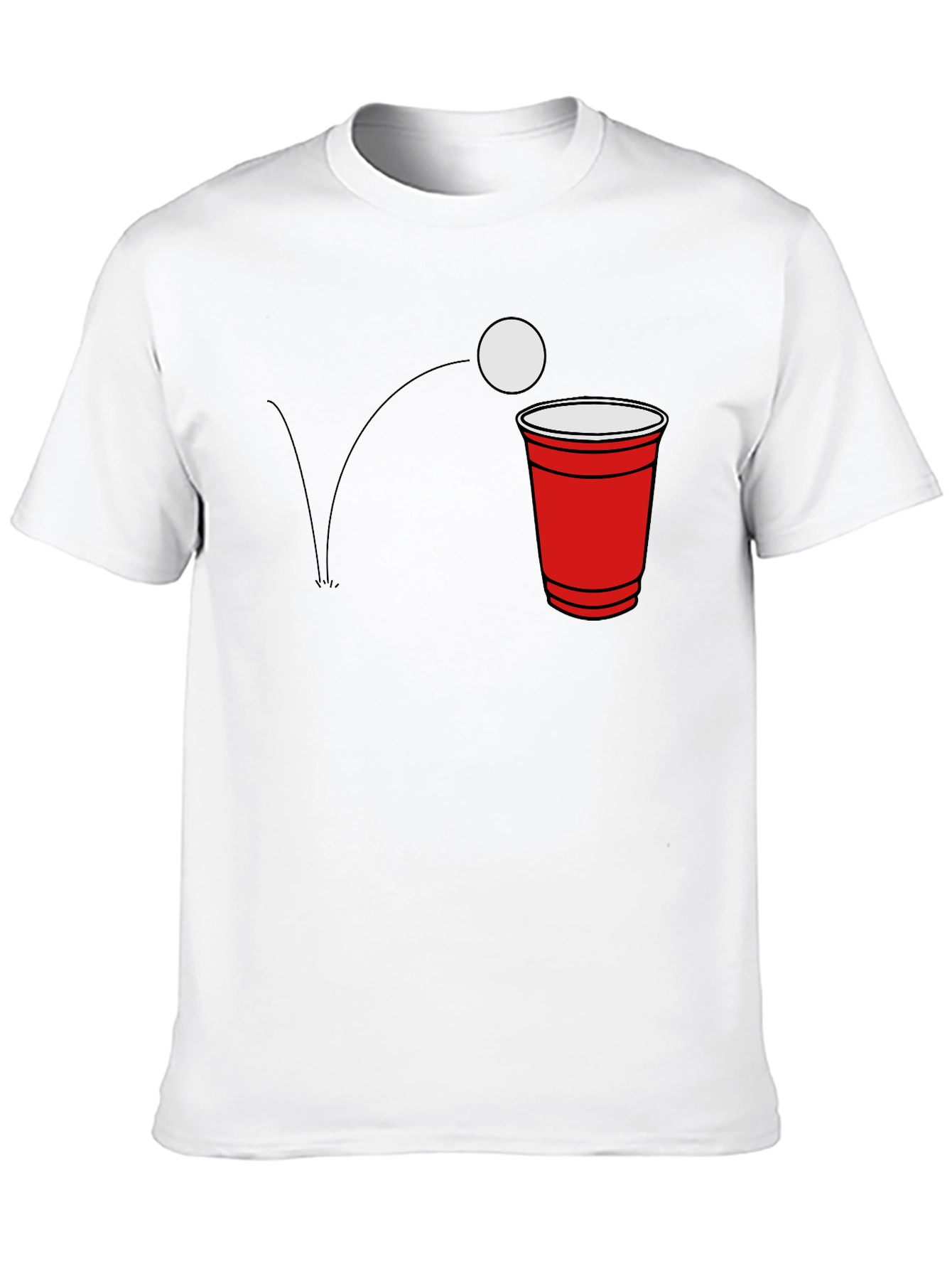 Beer Pong Graphic Tee - Party Ready!