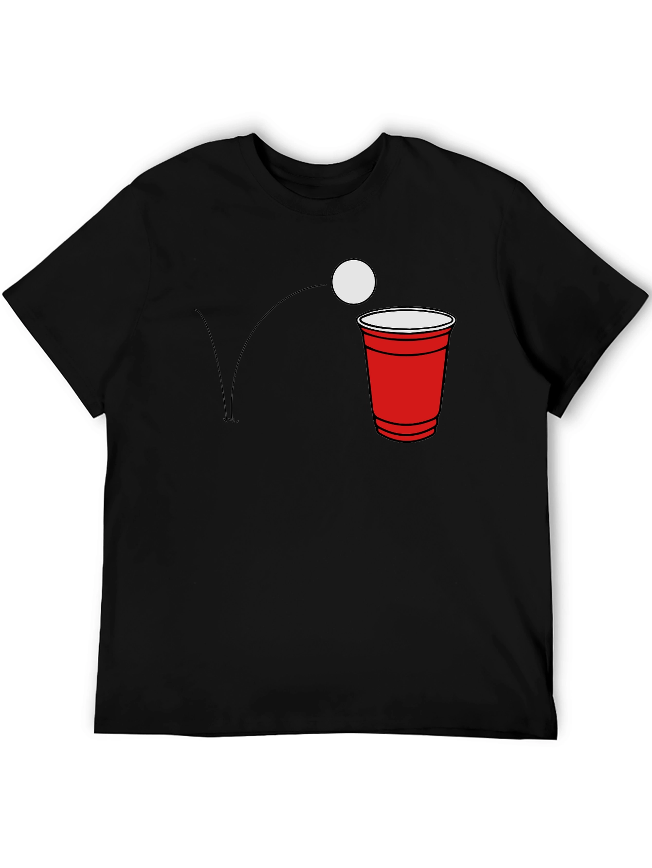 Beer Pong Graphic Tee - Party Ready!