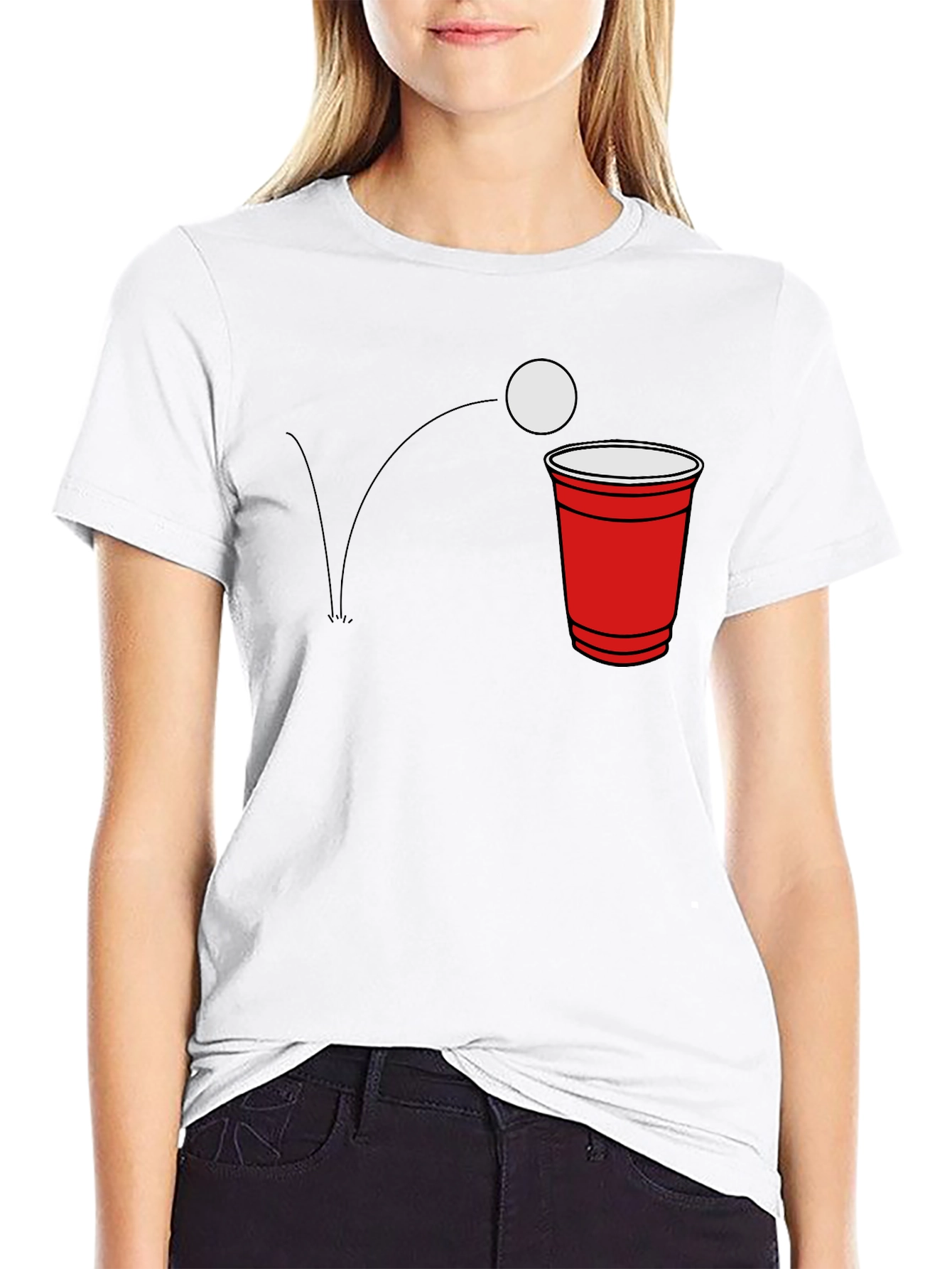 Beer Pong Graphic Tee - Party Ready!
