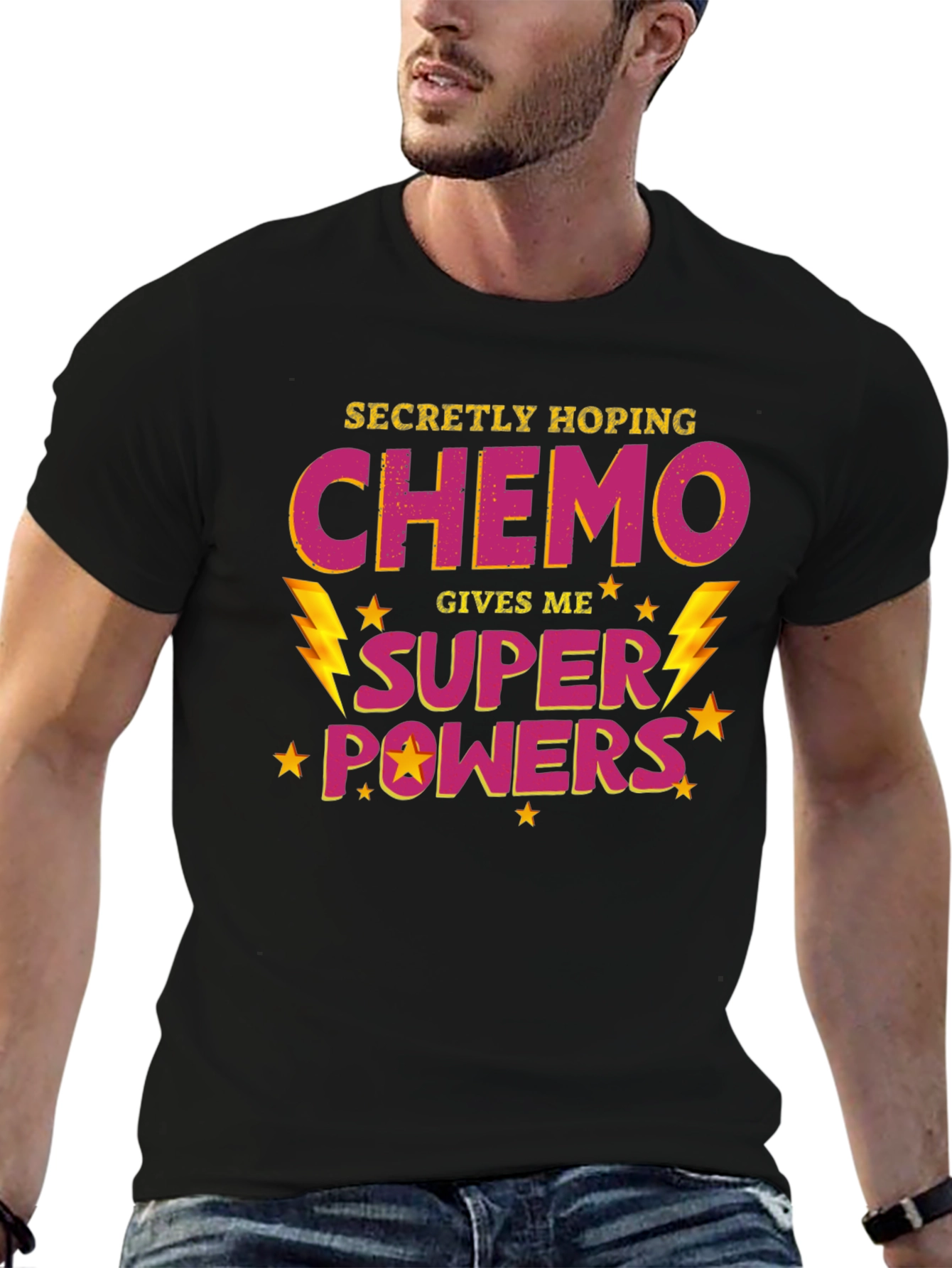 Chemo Super Powers Graphic T-Shirt