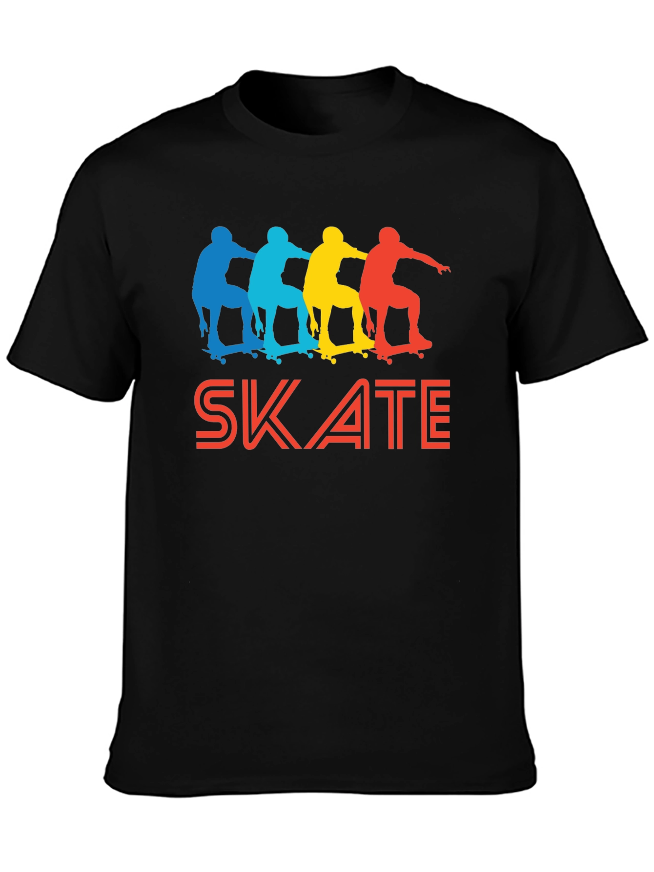 Retro Skate T-Shirt - Skateboarder Apparel