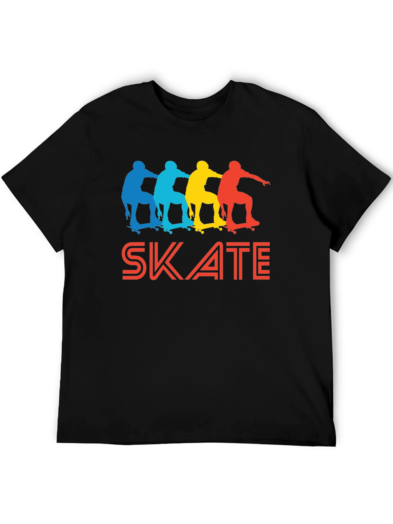 Retro Skate T-Shirt - Skateboarder Apparel