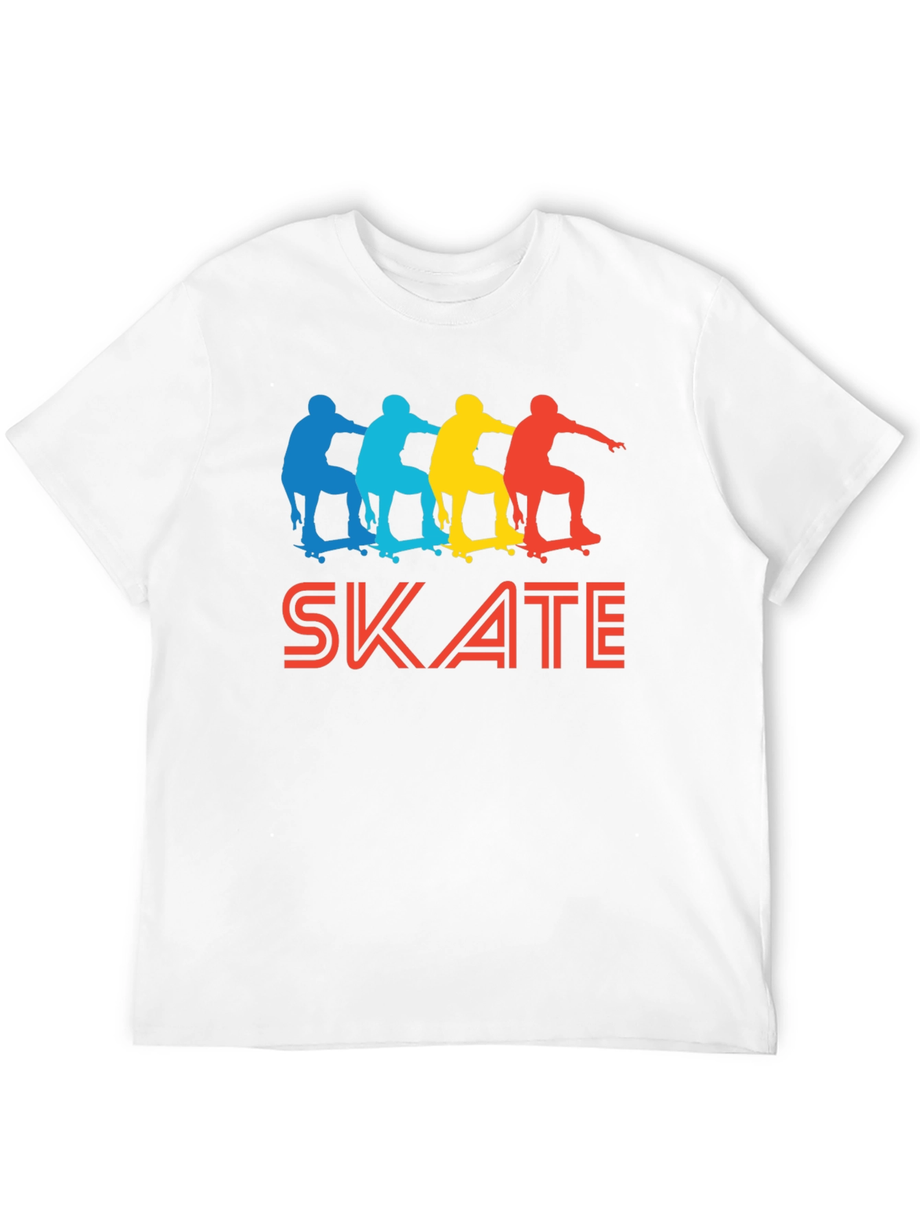 Retro Skate T-Shirt - Skateboarder Apparel