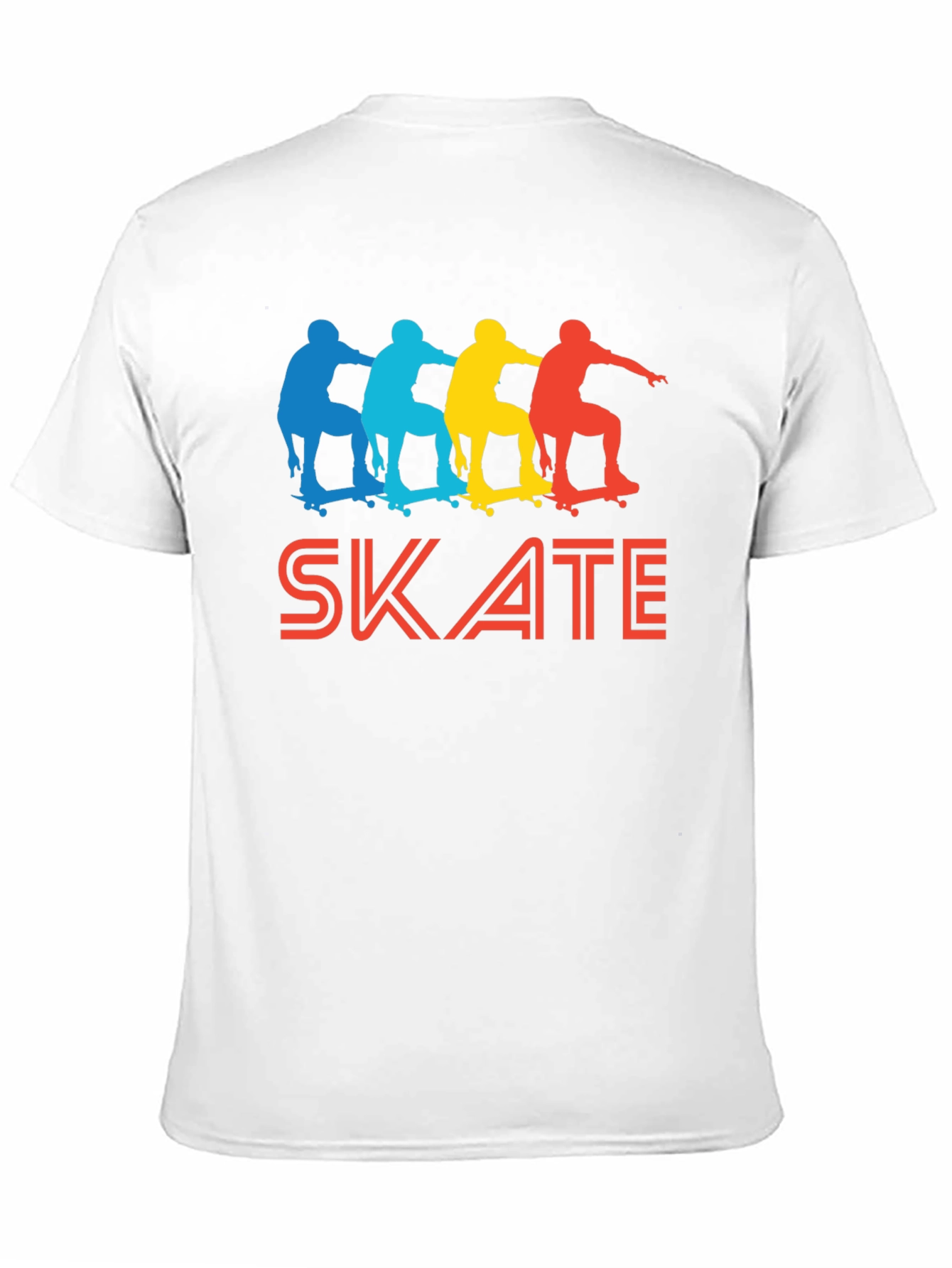 Retro Skate T-Shirt - Skateboarder Apparel
