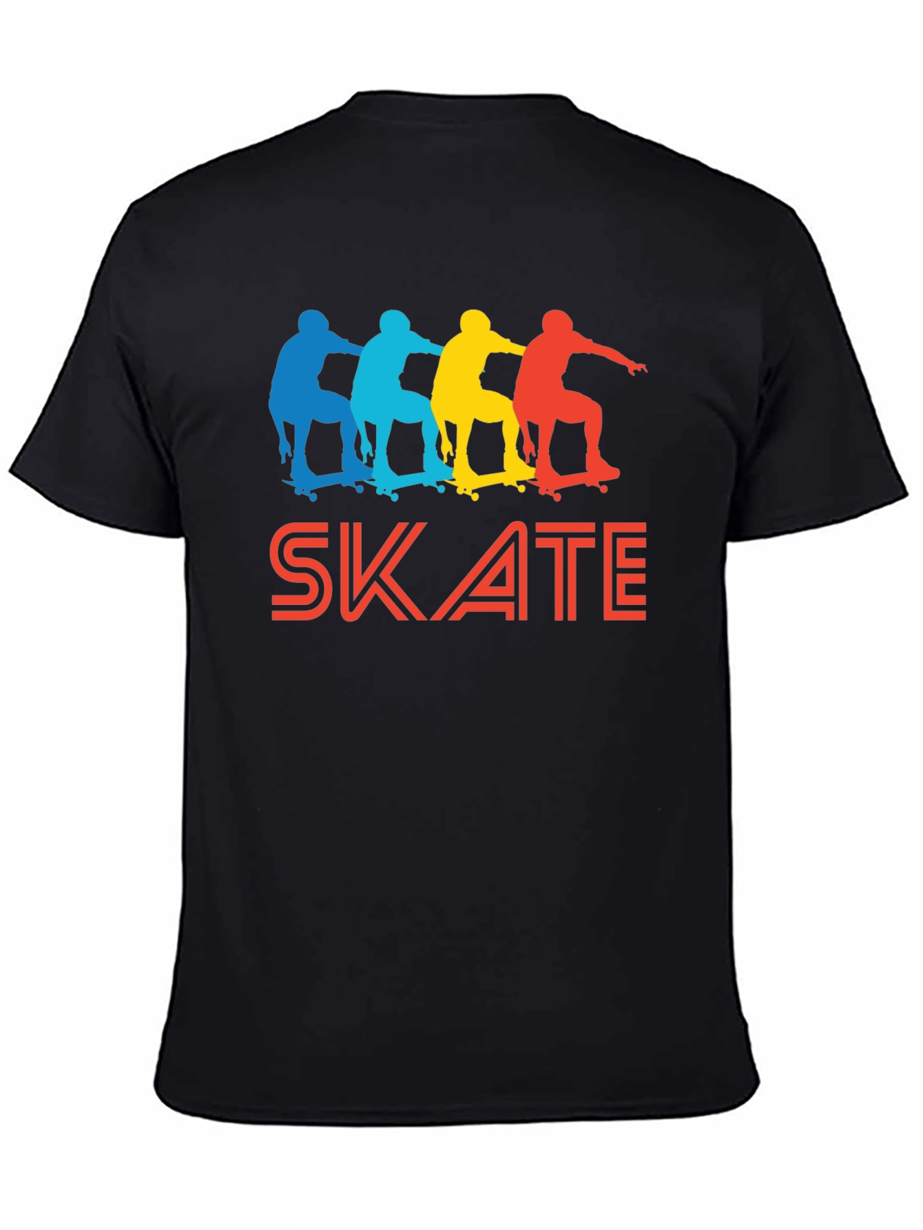 Retro Skate T-Shirt - Skateboarder Apparel