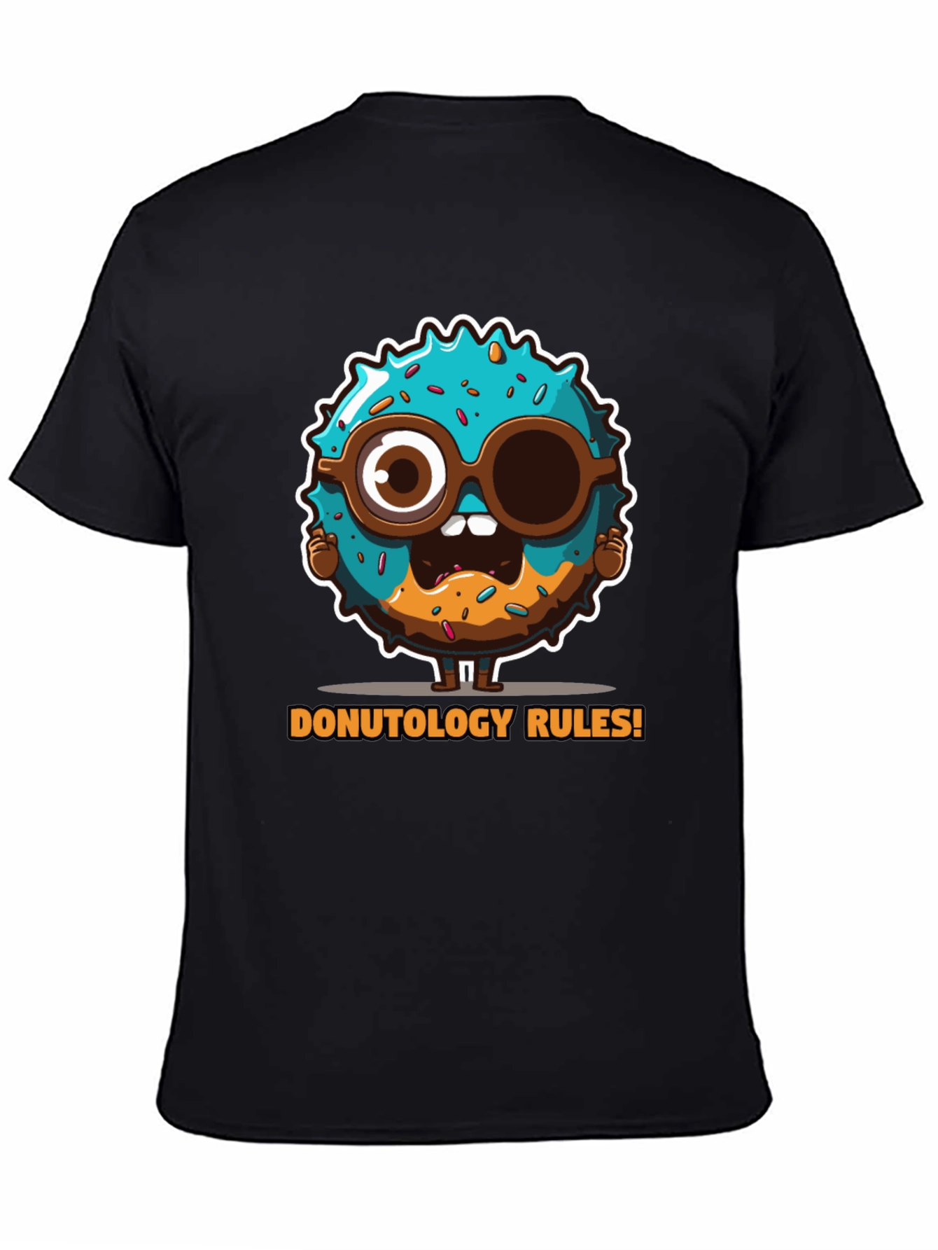 Donutology Rules Funny Graphic Tee