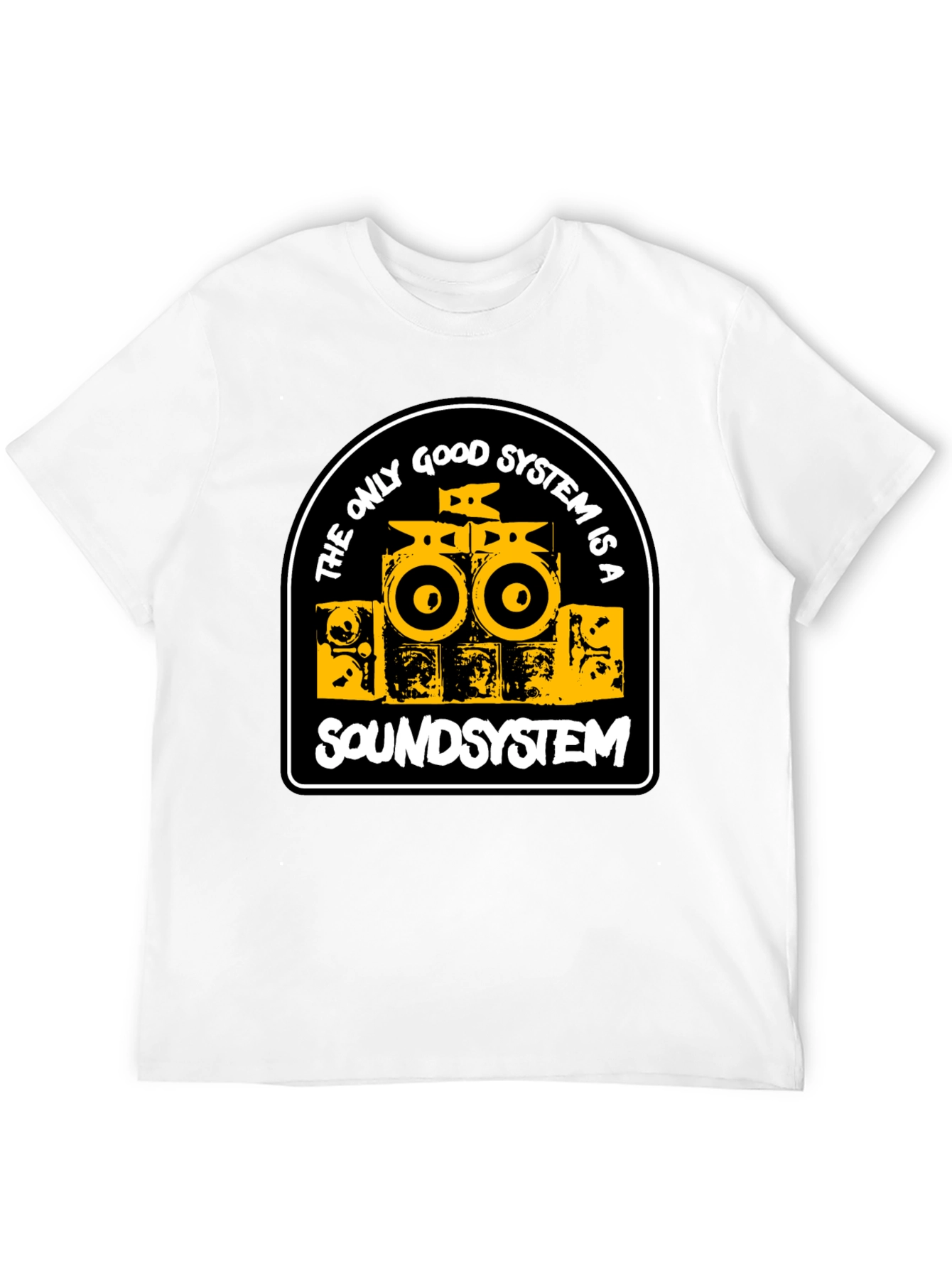 Sound System Graphic T-Shirt - Music Lover Tee