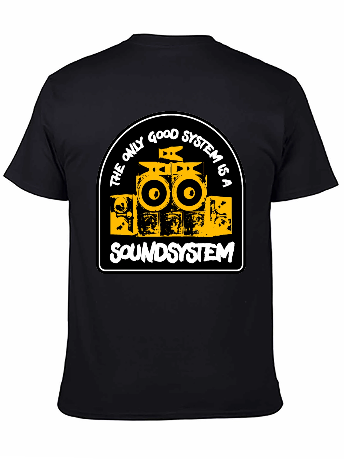 Sound System Graphic T-Shirt - Music Lover Tee