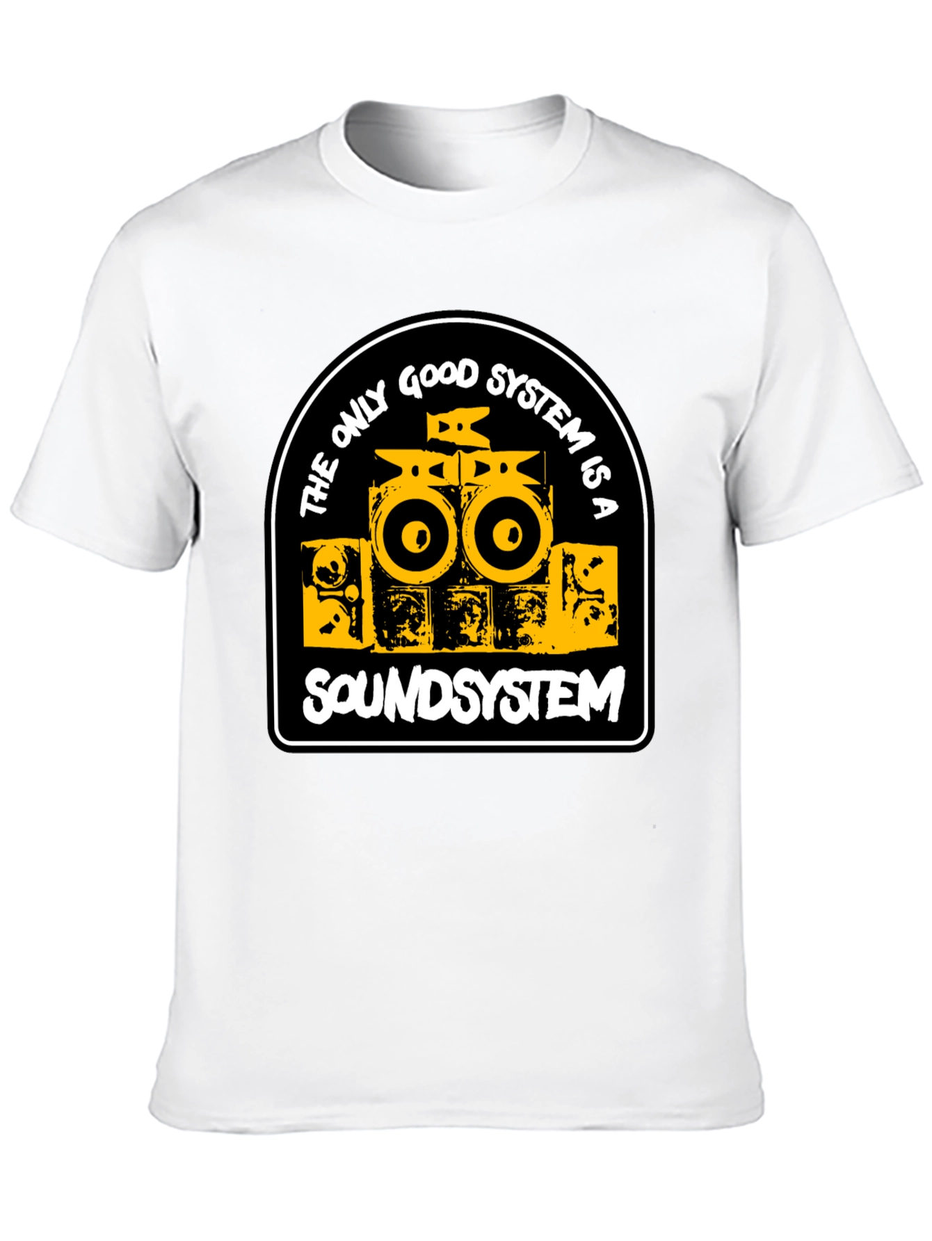 Sound System Graphic T-Shirt - Music Lover Tee
