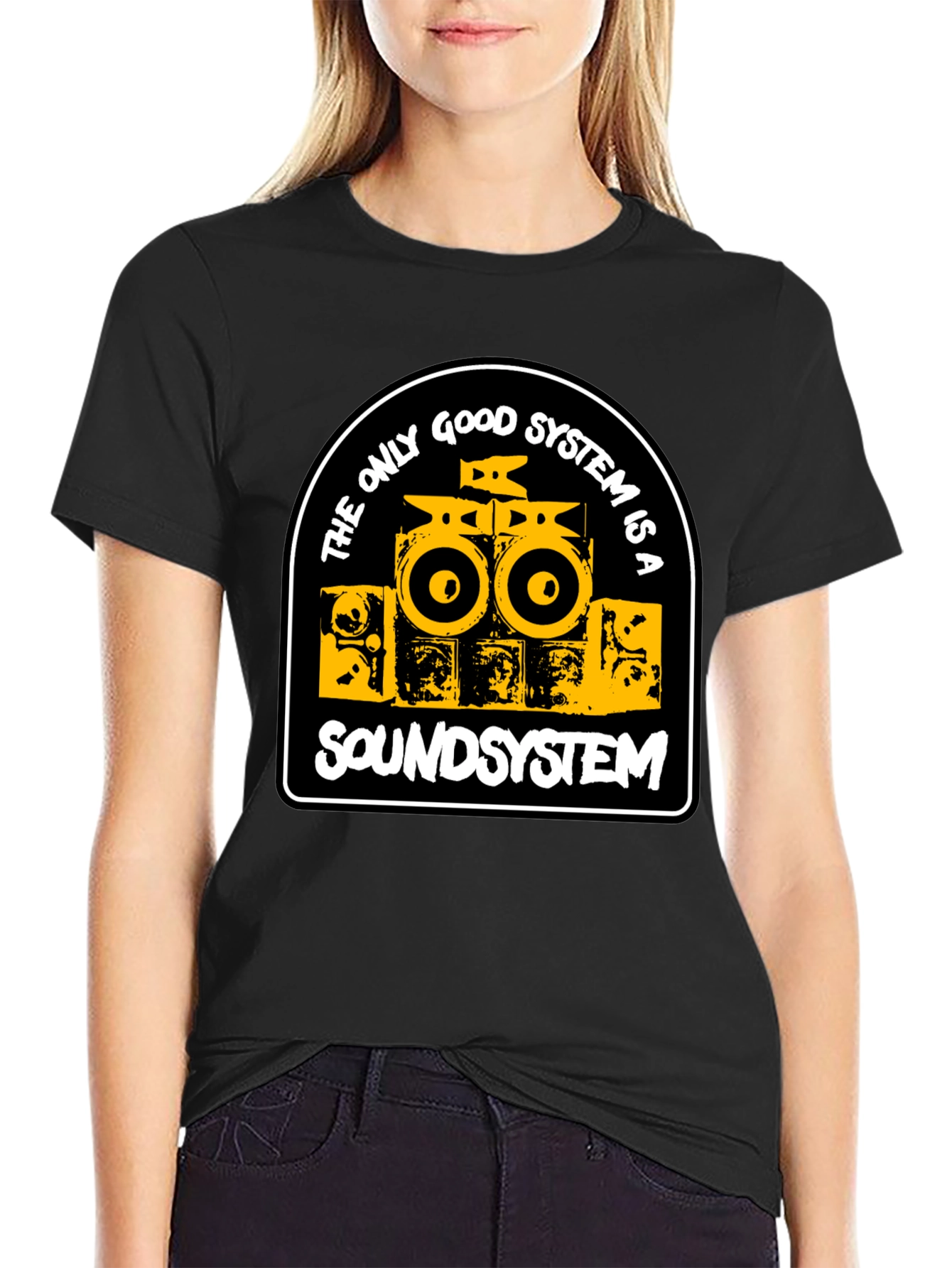 Sound System Graphic T-Shirt - Music Lover Tee