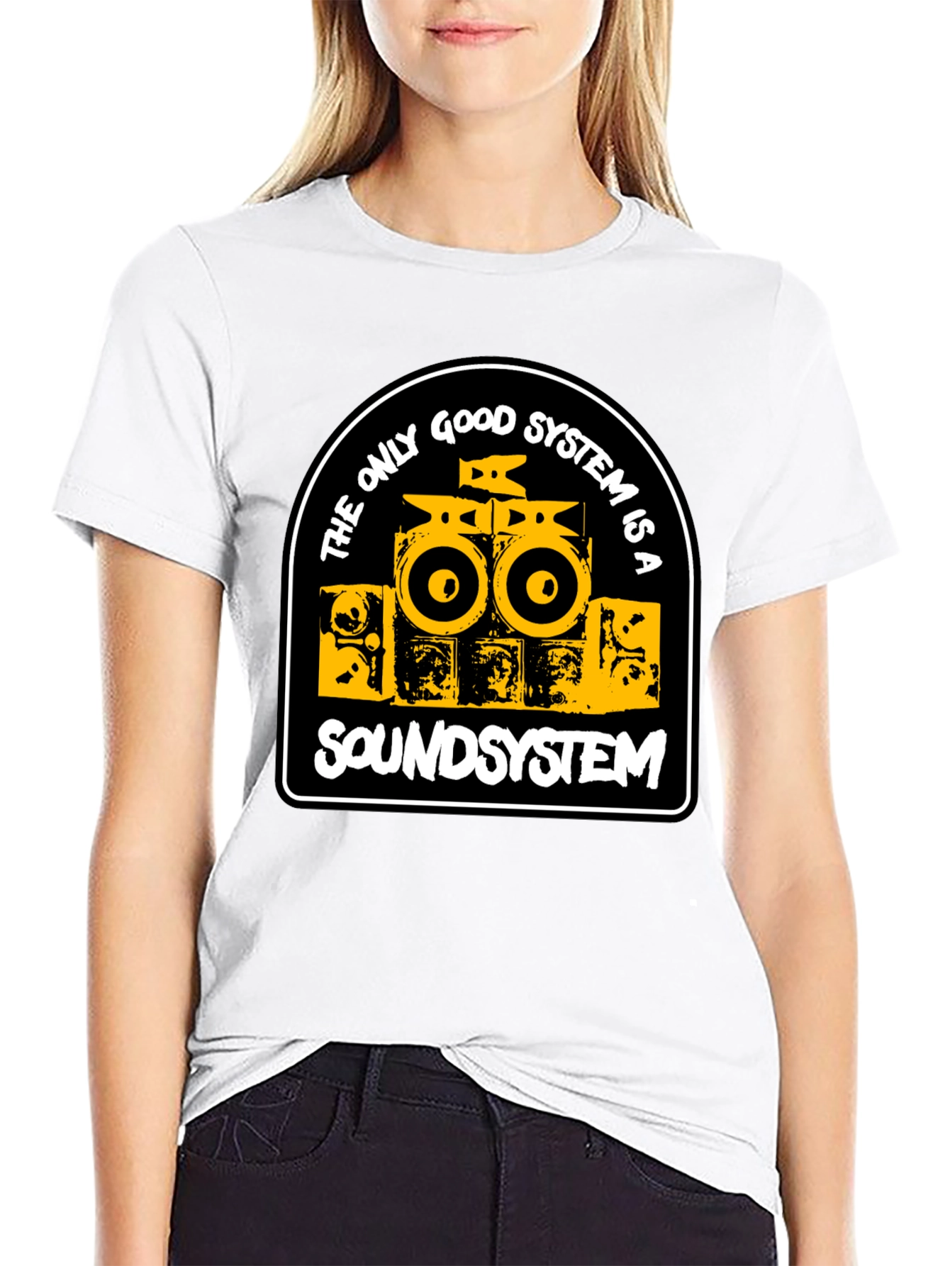 Sound System Graphic T-Shirt - Music Lover Tee