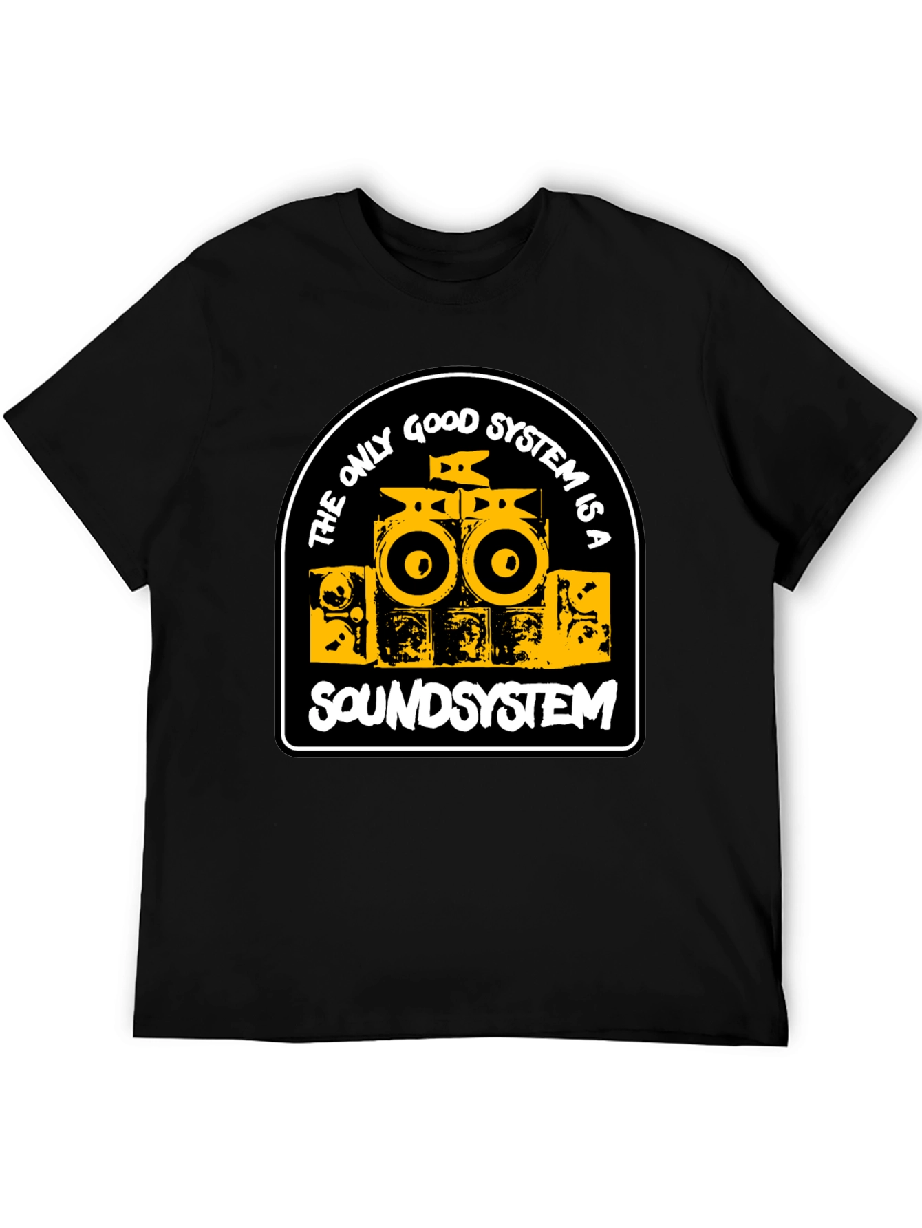 Sound System Graphic T-Shirt - Music Lover Tee