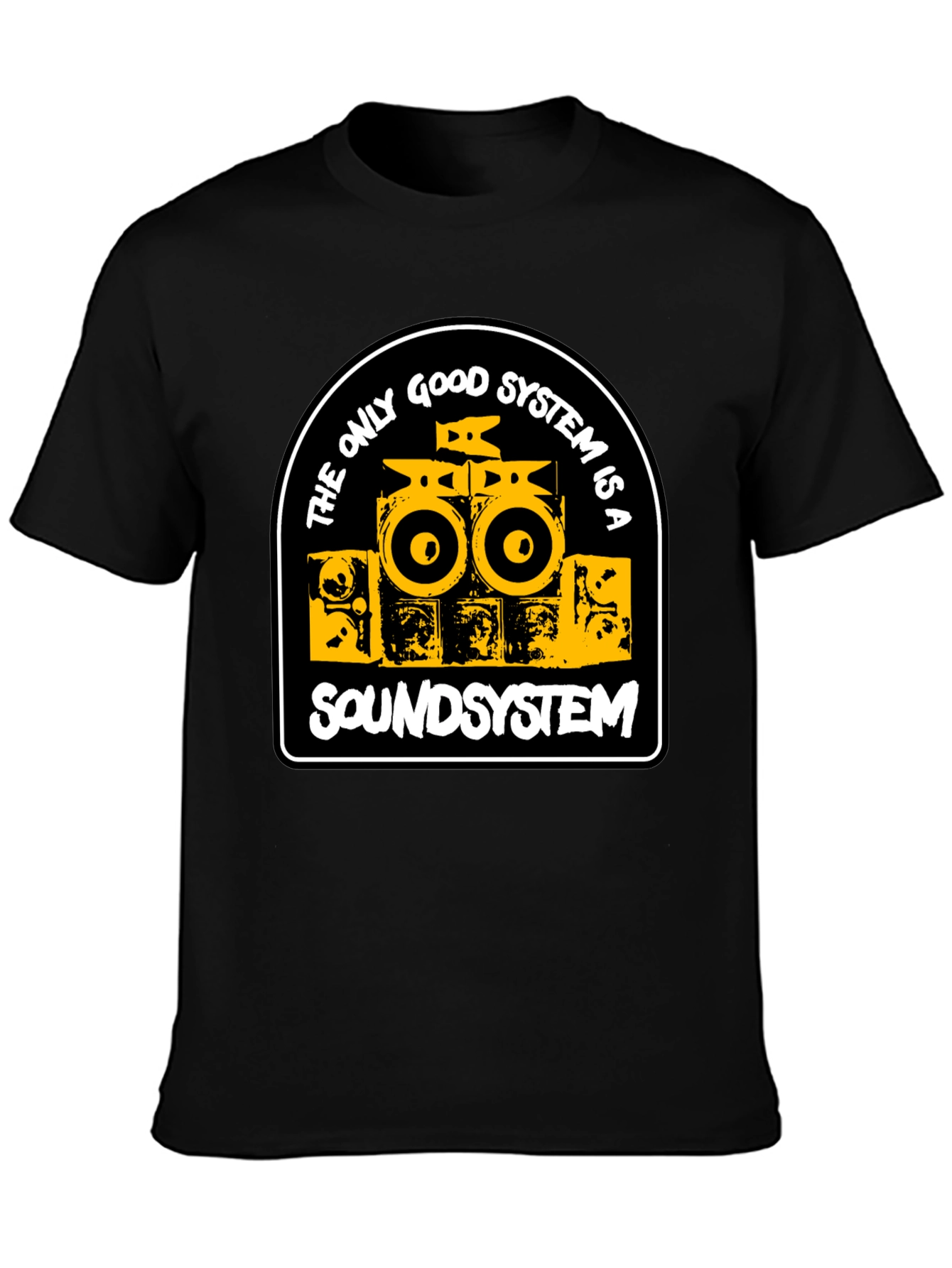 Sound System Graphic T-Shirt - Music Lover Tee