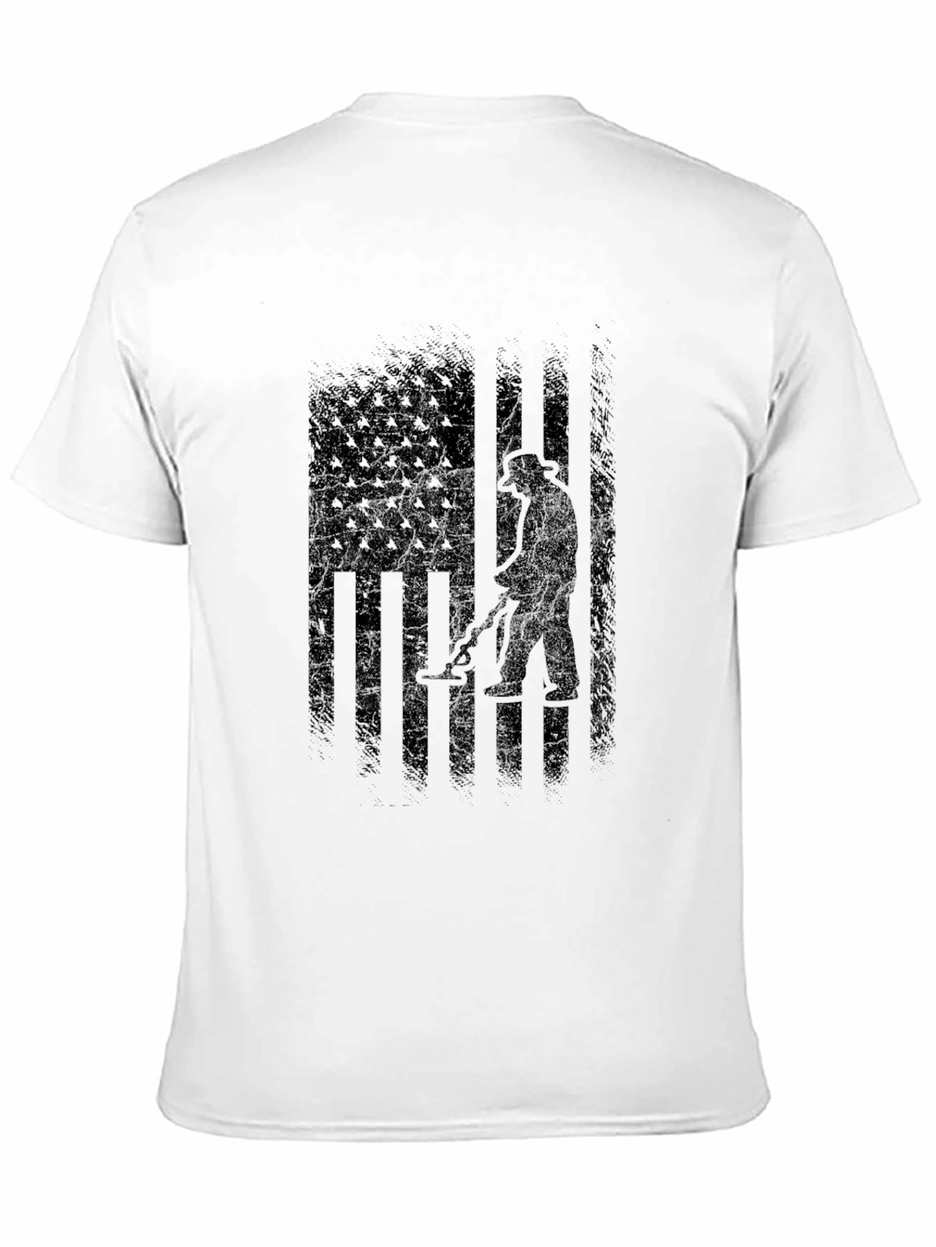 Metal Detector American Flag T-Shirt