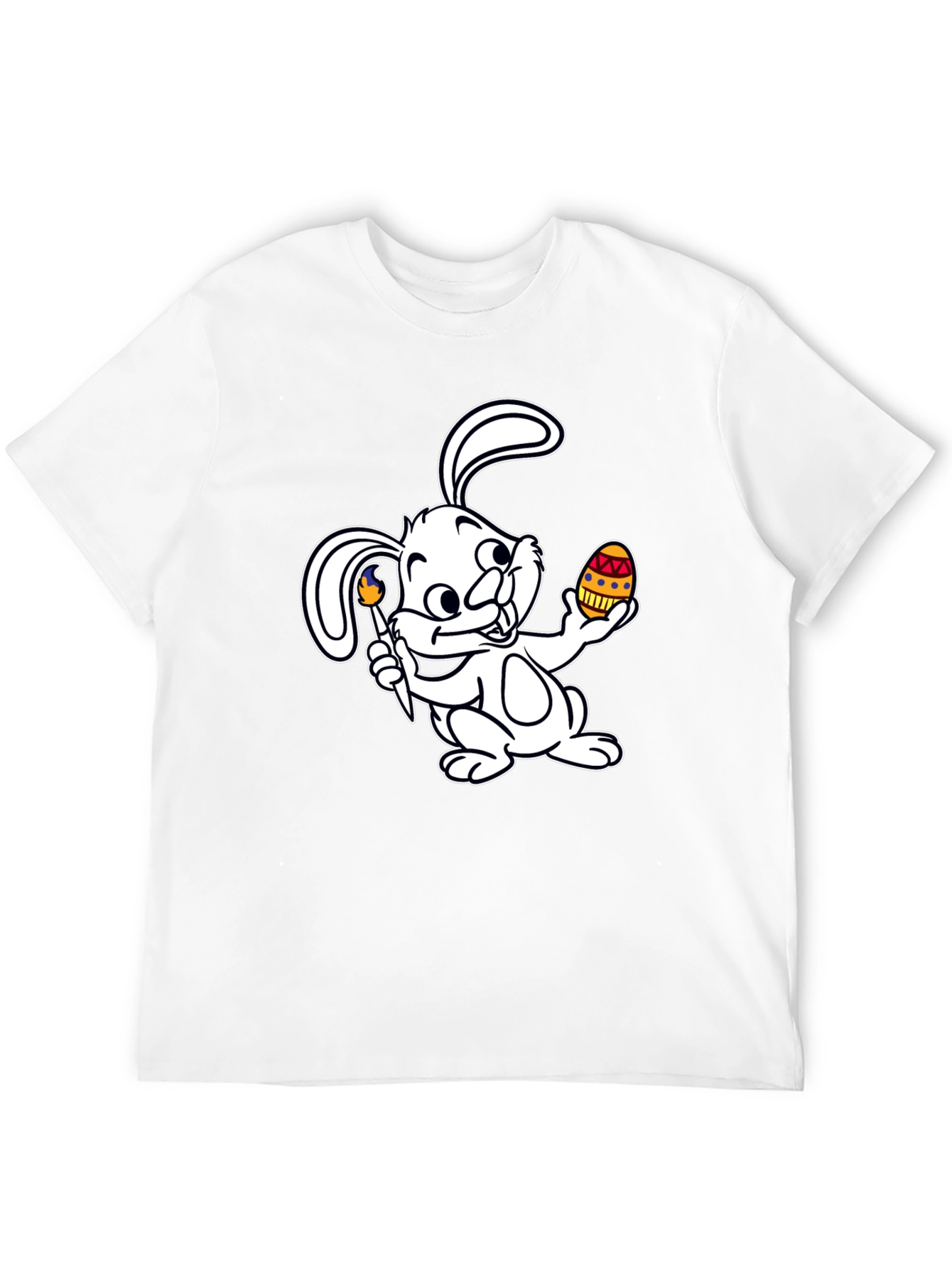 Easter Bunny Painting Egg T-Shirt
