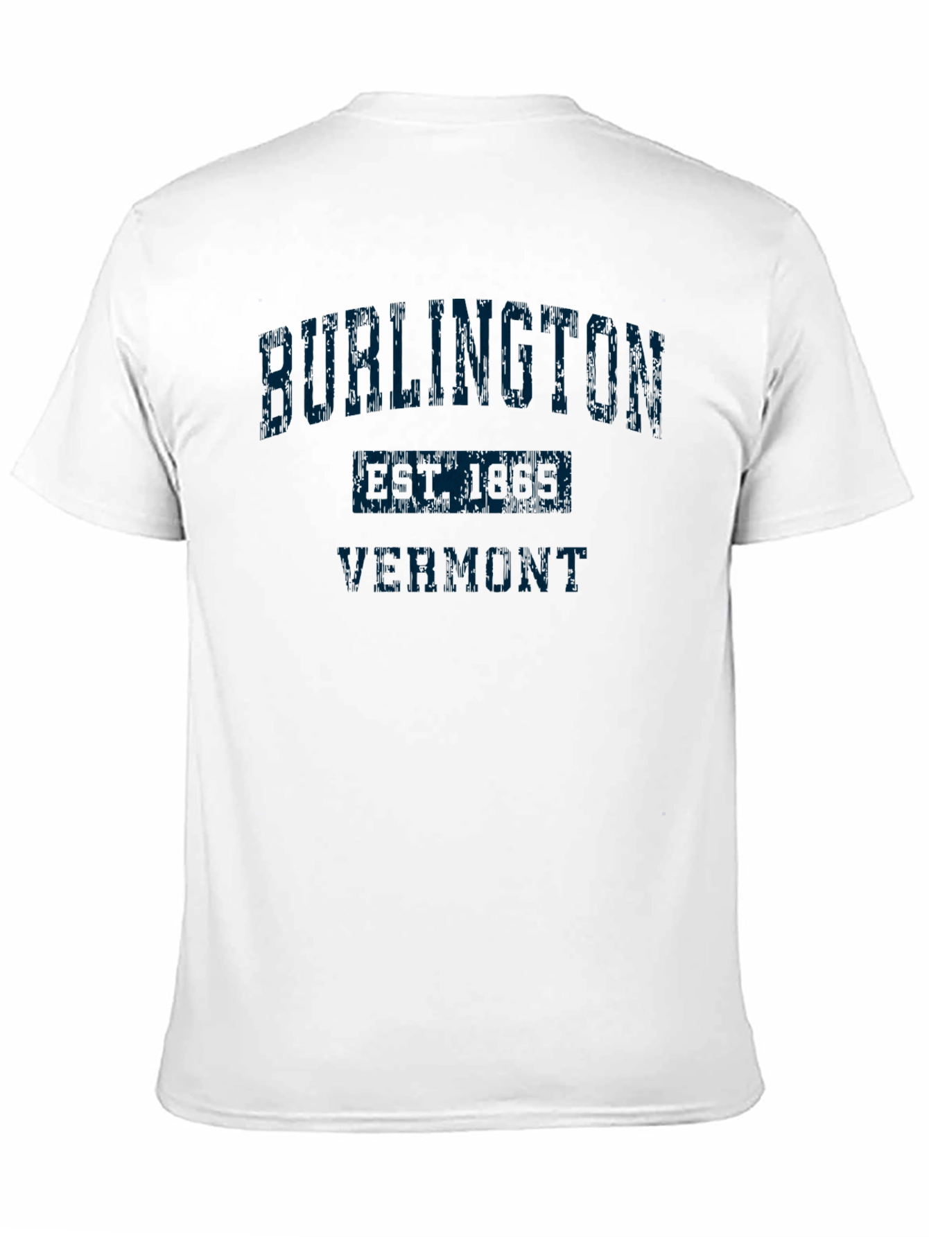 Burlington Vermont Black T-Shirt