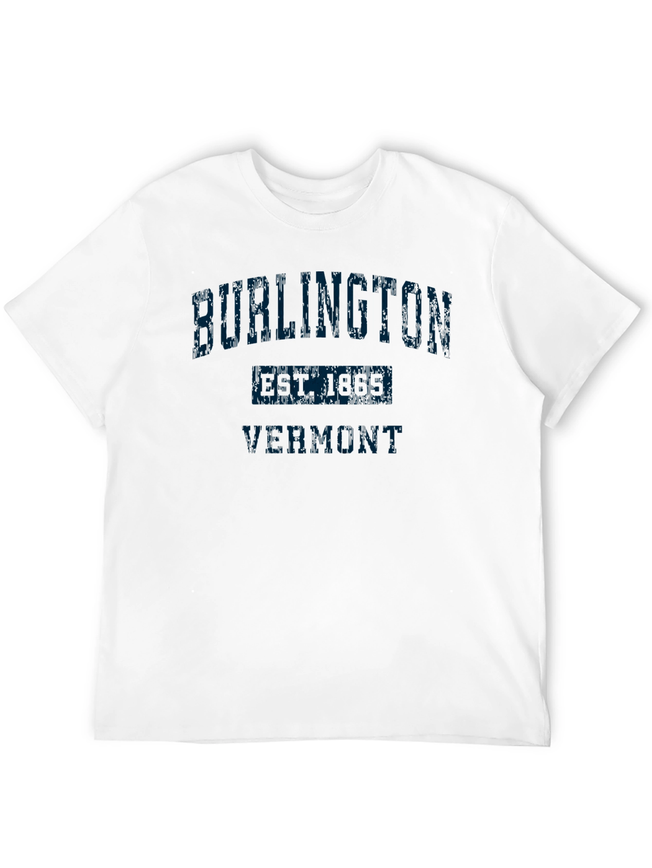 Burlington Vermont Black T-Shirt
