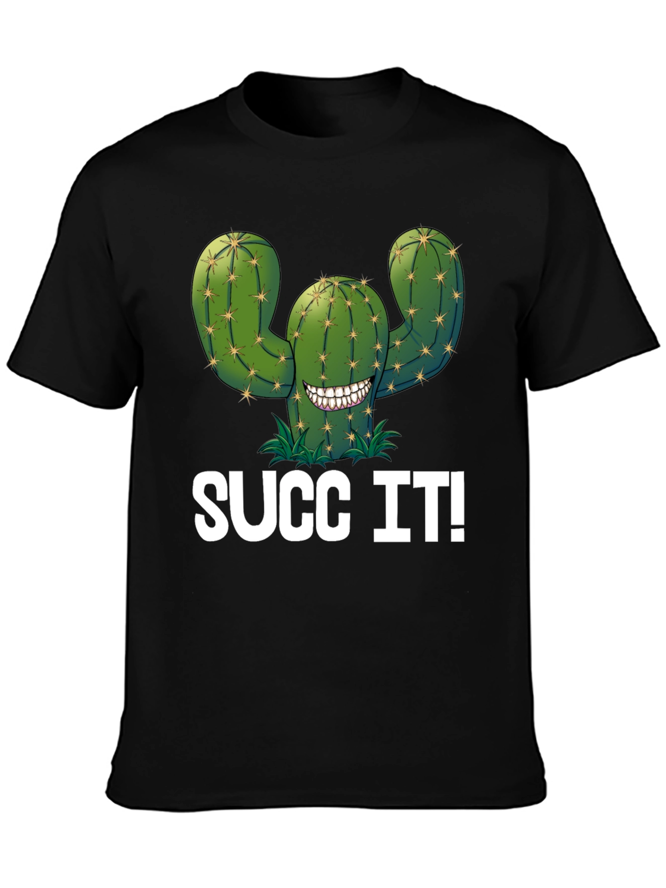 Succ It! Cactus Graphic T-Shirt - Novelty Tee