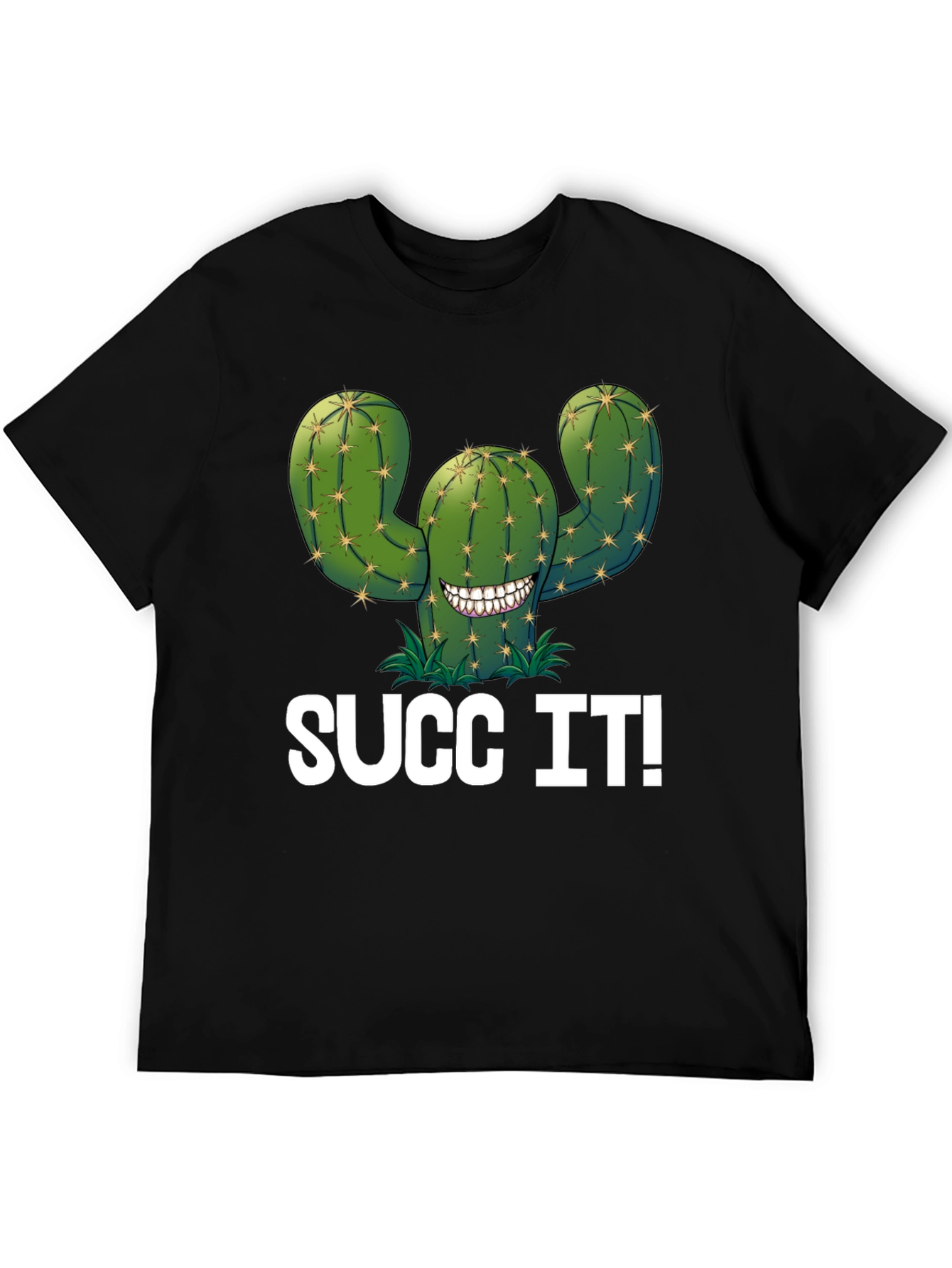 Succ It! Cactus Graphic T-Shirt - Novelty Tee