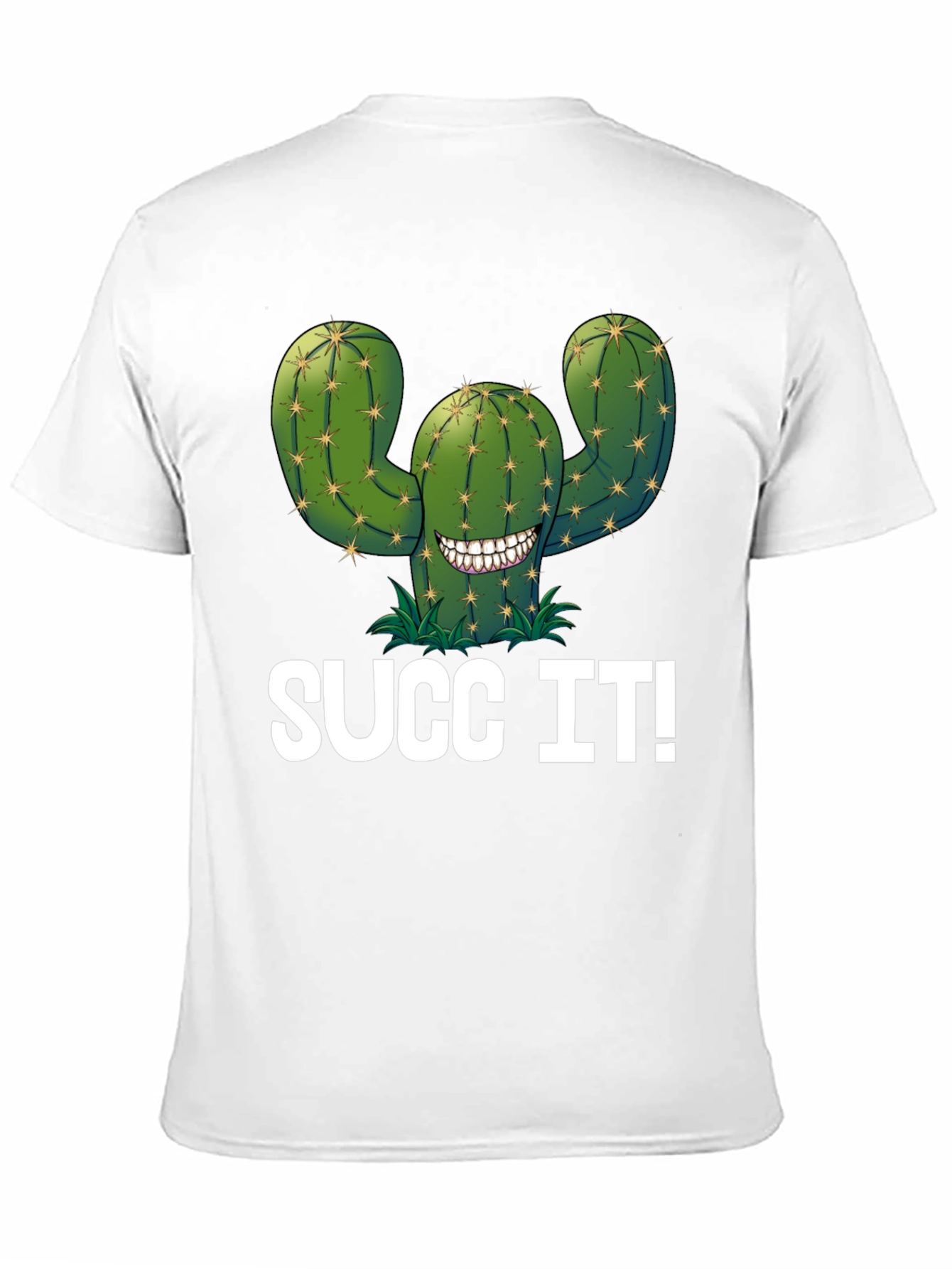 Succ It! Cactus Graphic T-Shirt - Novelty Tee