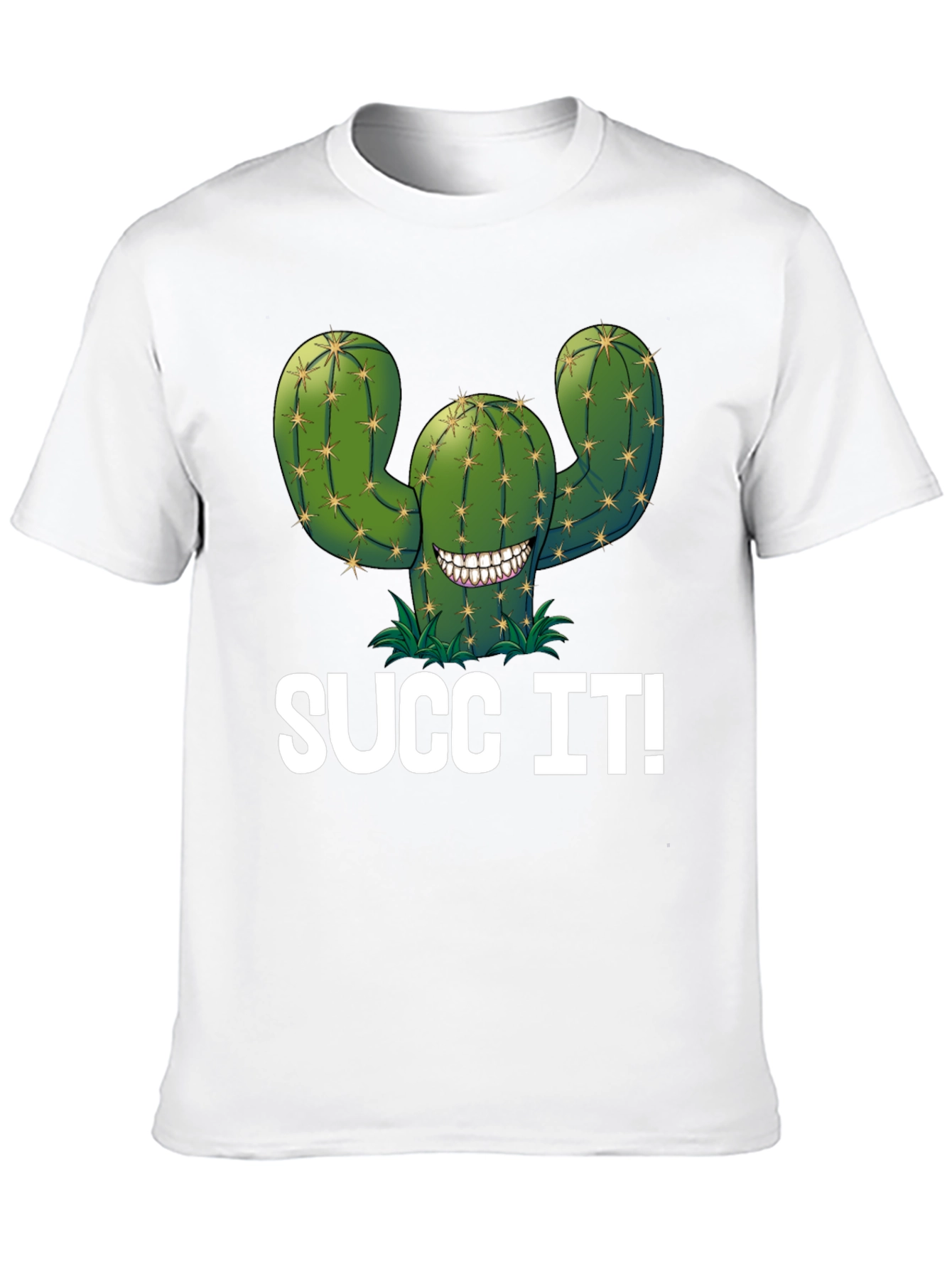 Succ It! Cactus Graphic T-Shirt - Novelty Tee
