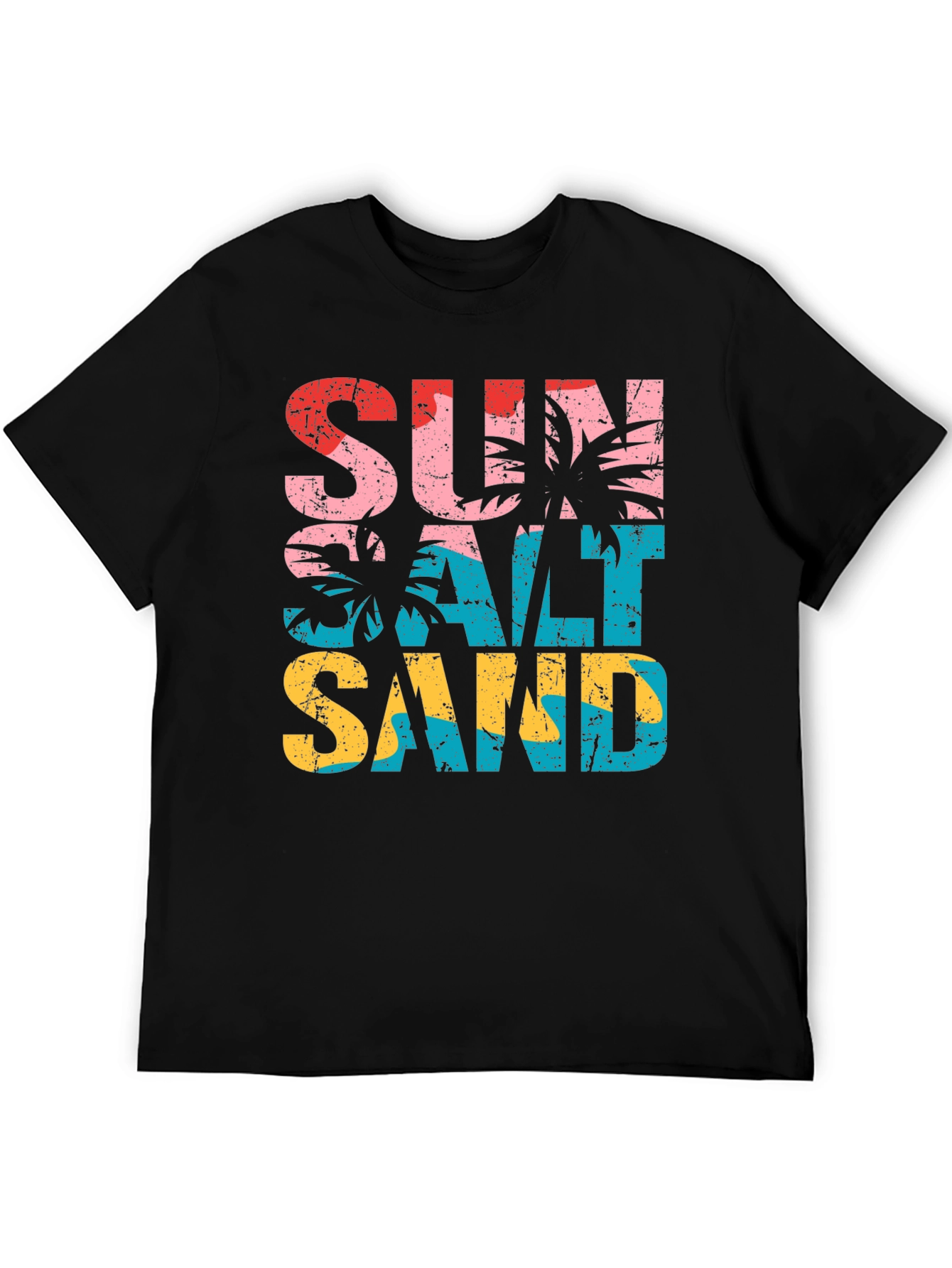 Sun Salt Sand Graphic Tee - Tropical Vacation T-Shirt