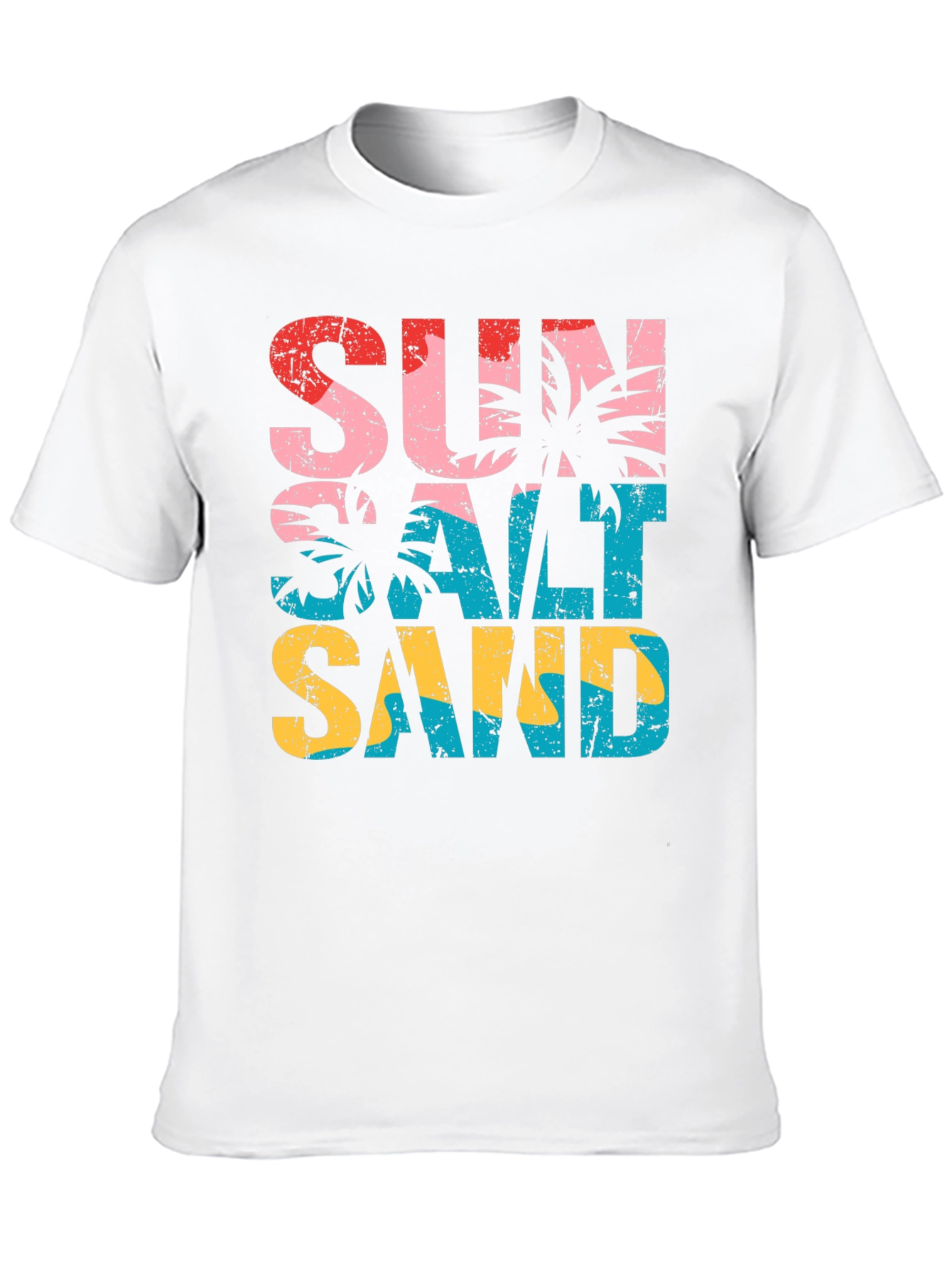 Sun Salt Sand Graphic Tee - Tropical Vacation T-Shirt