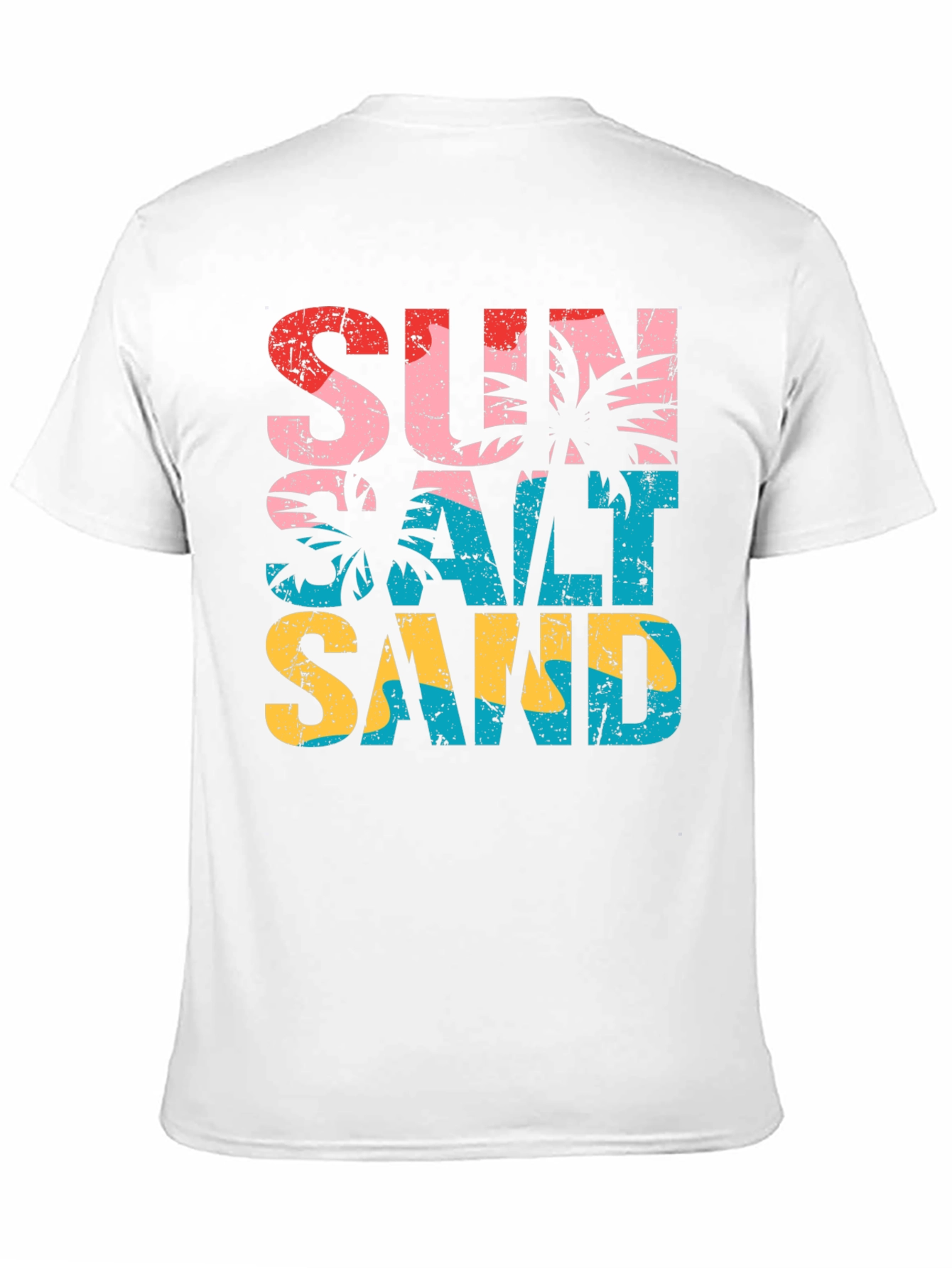 Sun Salt Sand Graphic Tee - Tropical Vacation T-Shirt