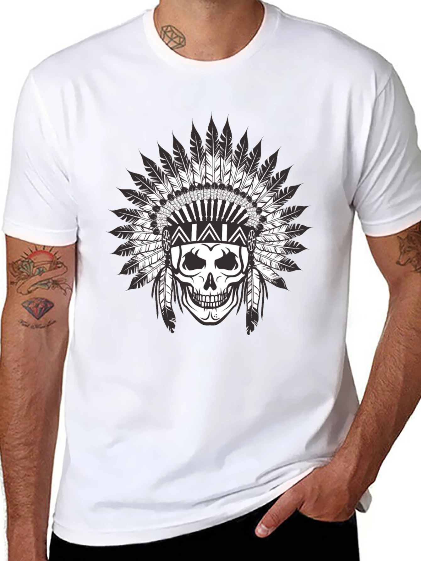 Skull Chief T-Shirt - Bold Graphic Tee