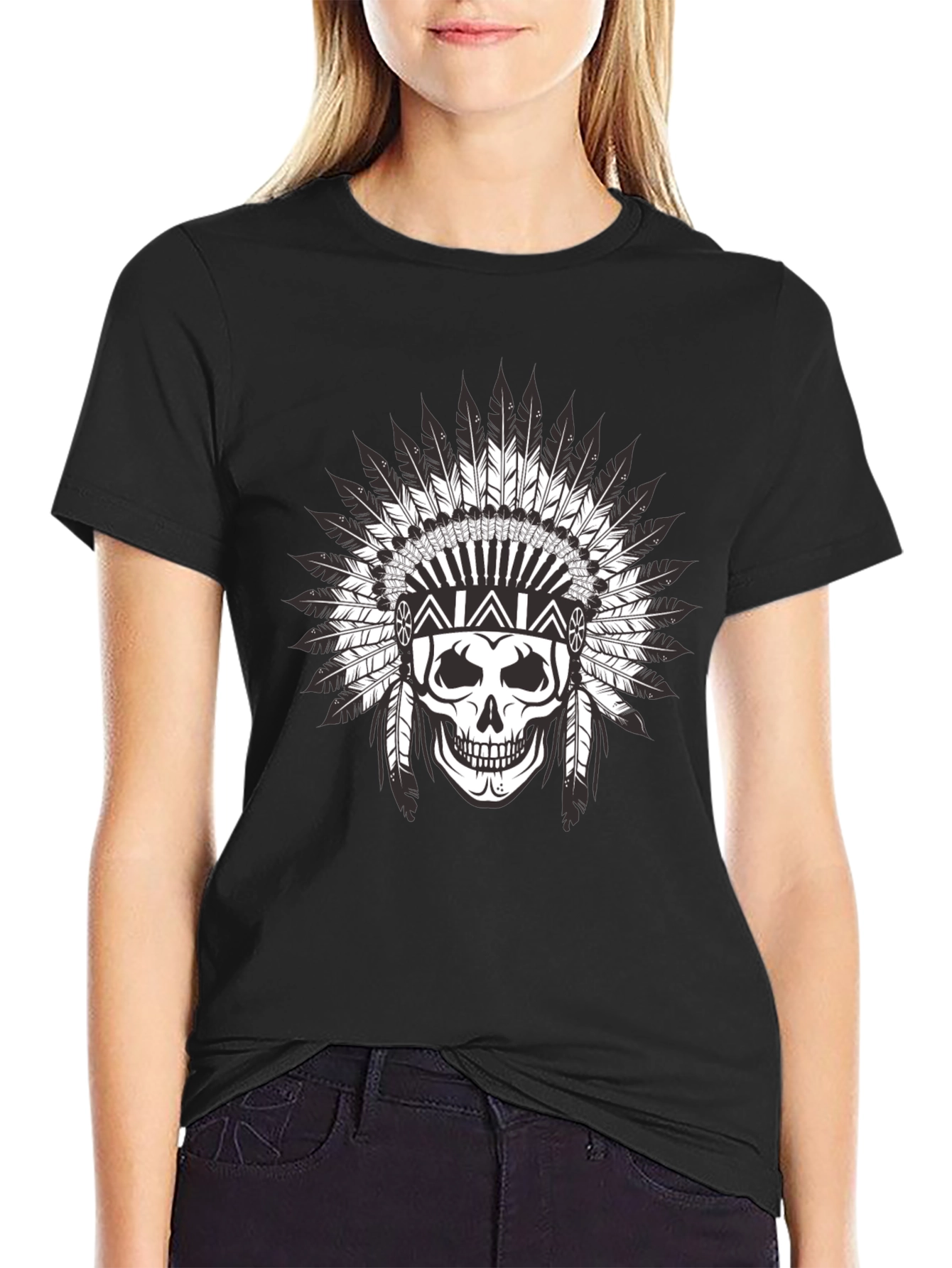 Skull Chief T-Shirt - Bold Graphic Tee