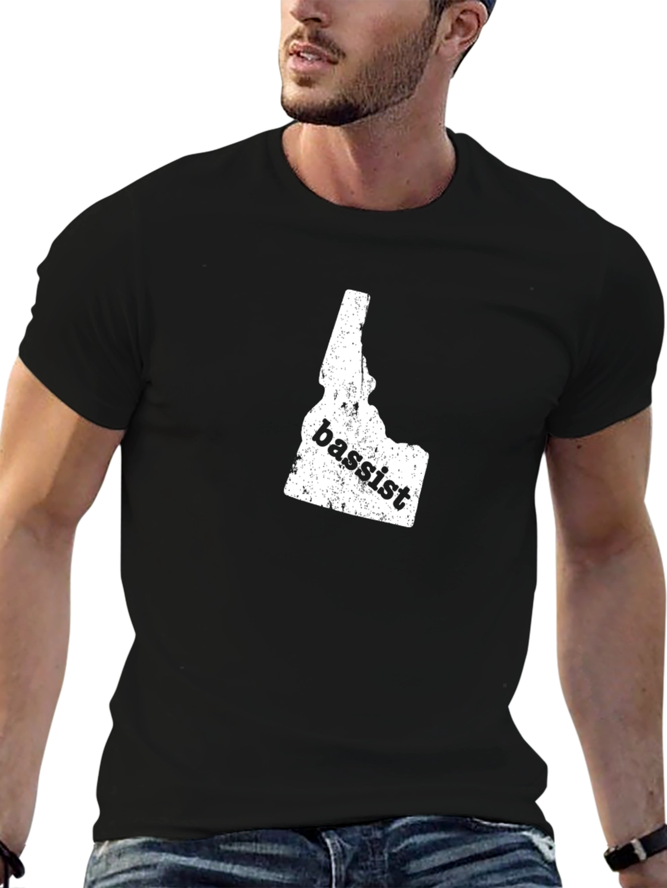Idaho Bassist T-Shirt - State Pride Musician Tee