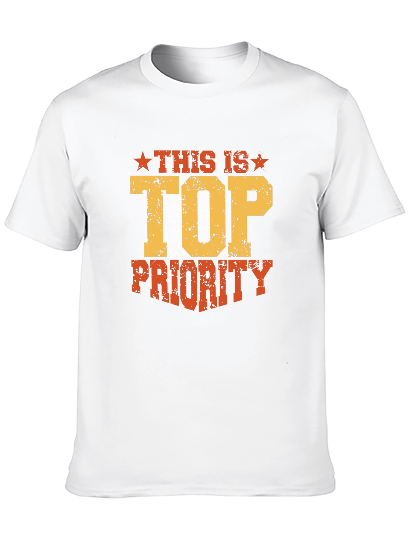 Top Priority Graphic Tee - Black