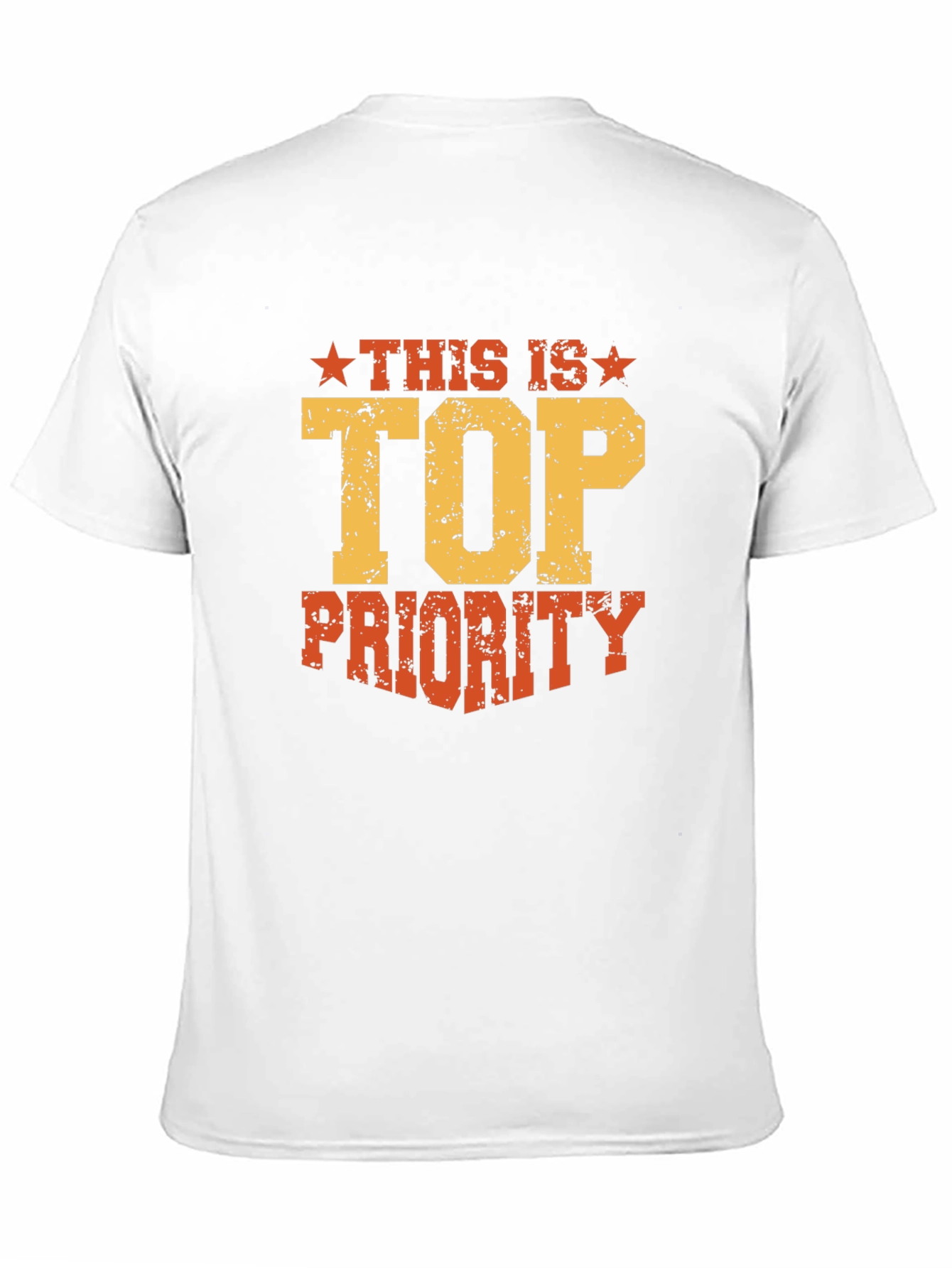 Top Priority Graphic Tee - Black