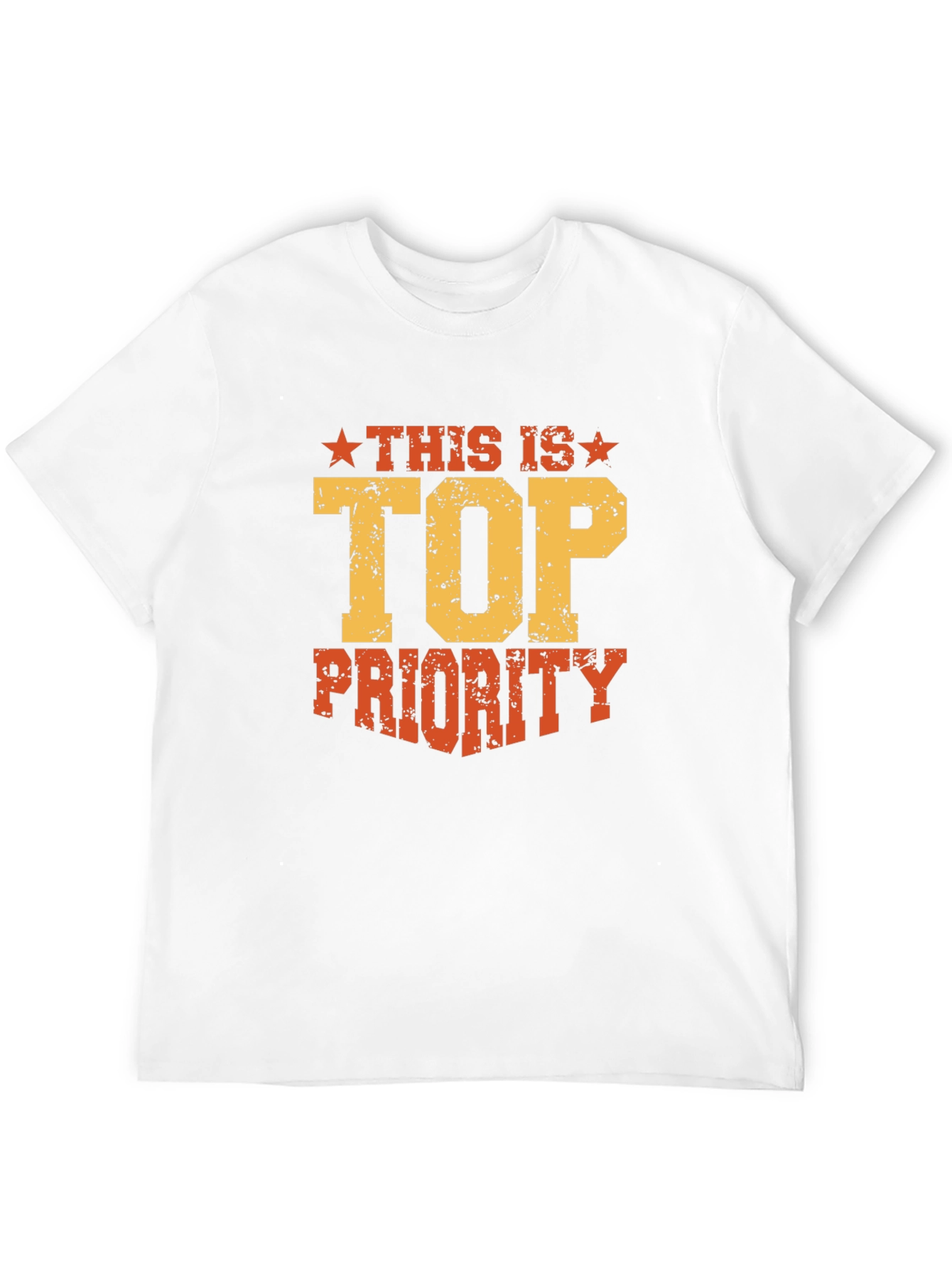 Top Priority Graphic Tee - Black