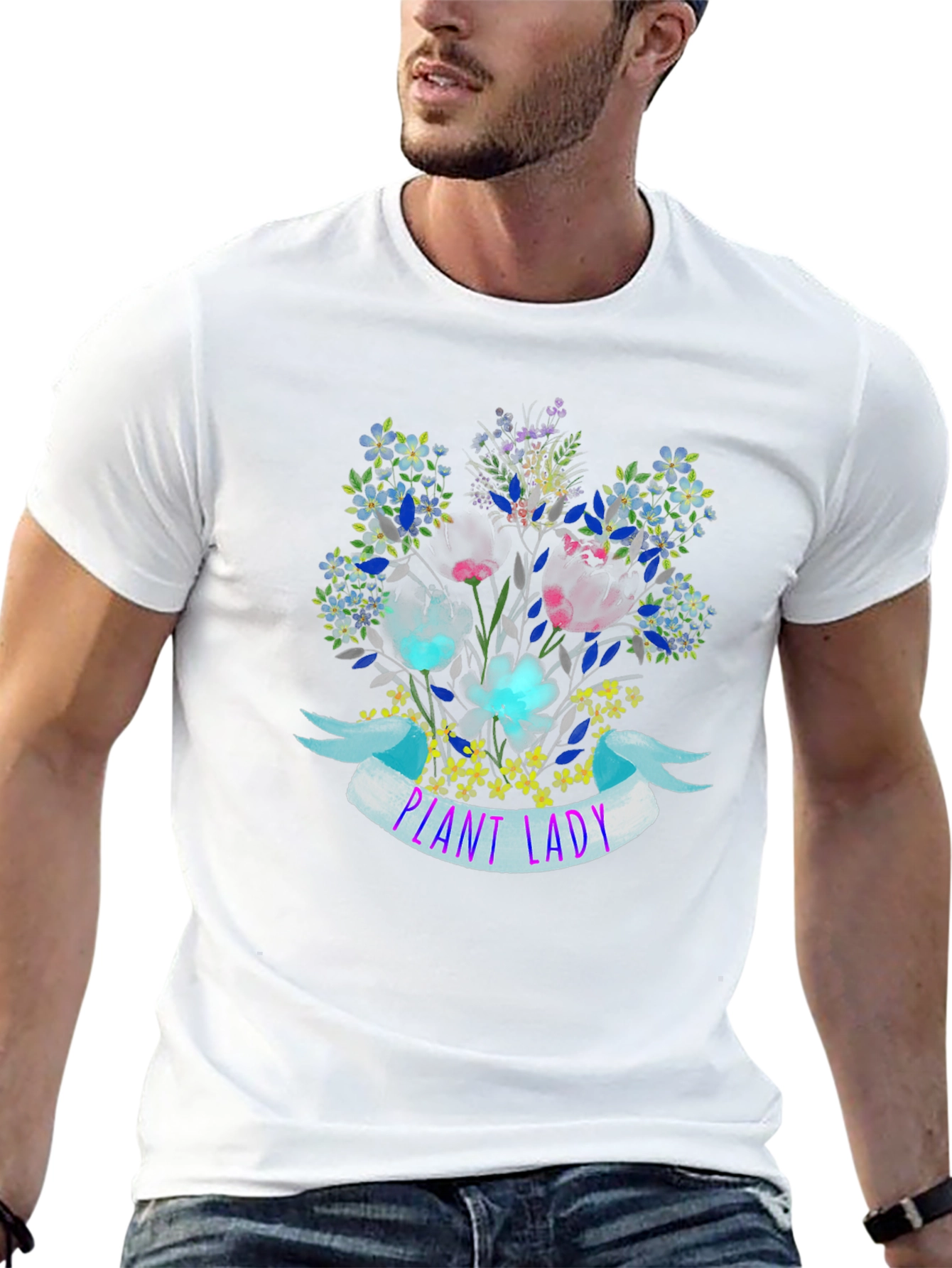 Plant Lady Floral Graphic T-Shirt