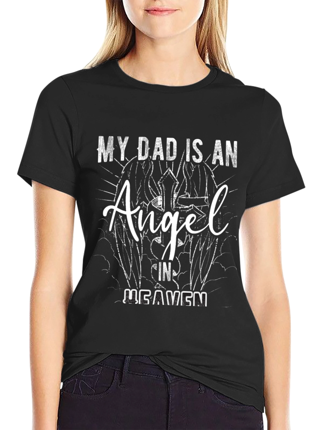 Dad Angel in Heaven T-Shirt