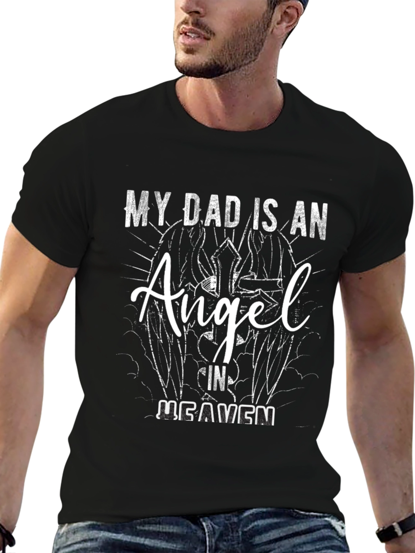 Dad Angel in Heaven T-Shirt