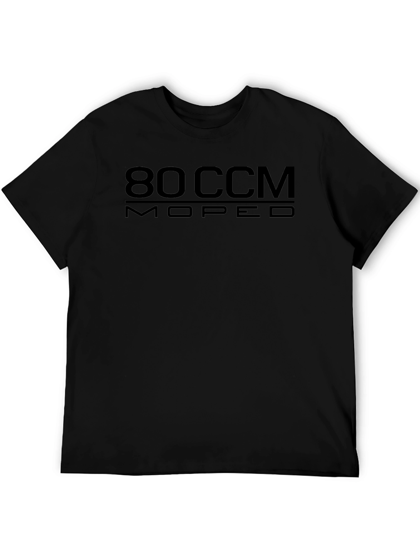 80ccm Moped Black T-Shirt