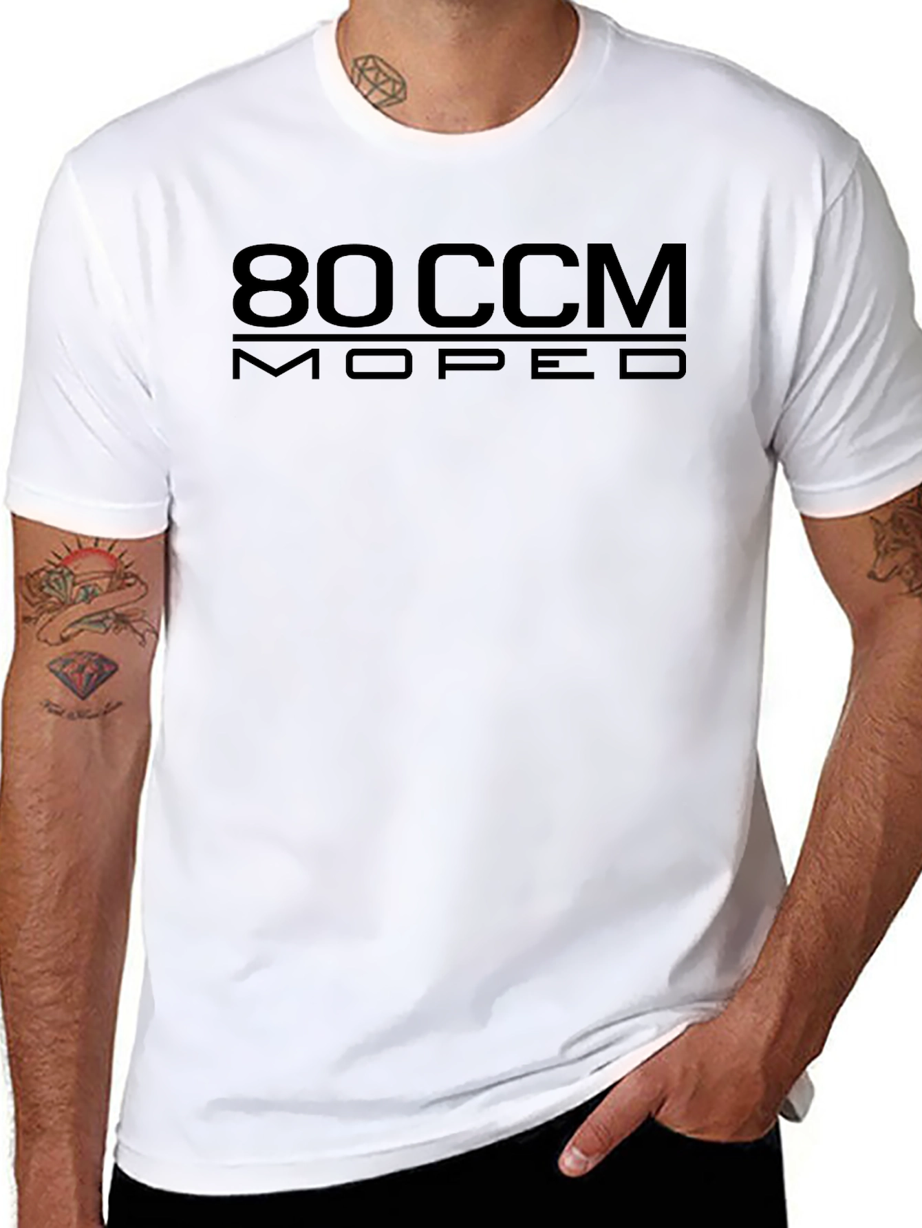 80ccm Moped Black T-Shirt