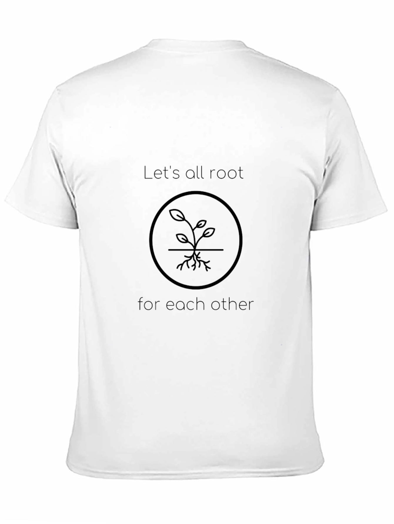 Rooting for Each Other Black T-Shirt