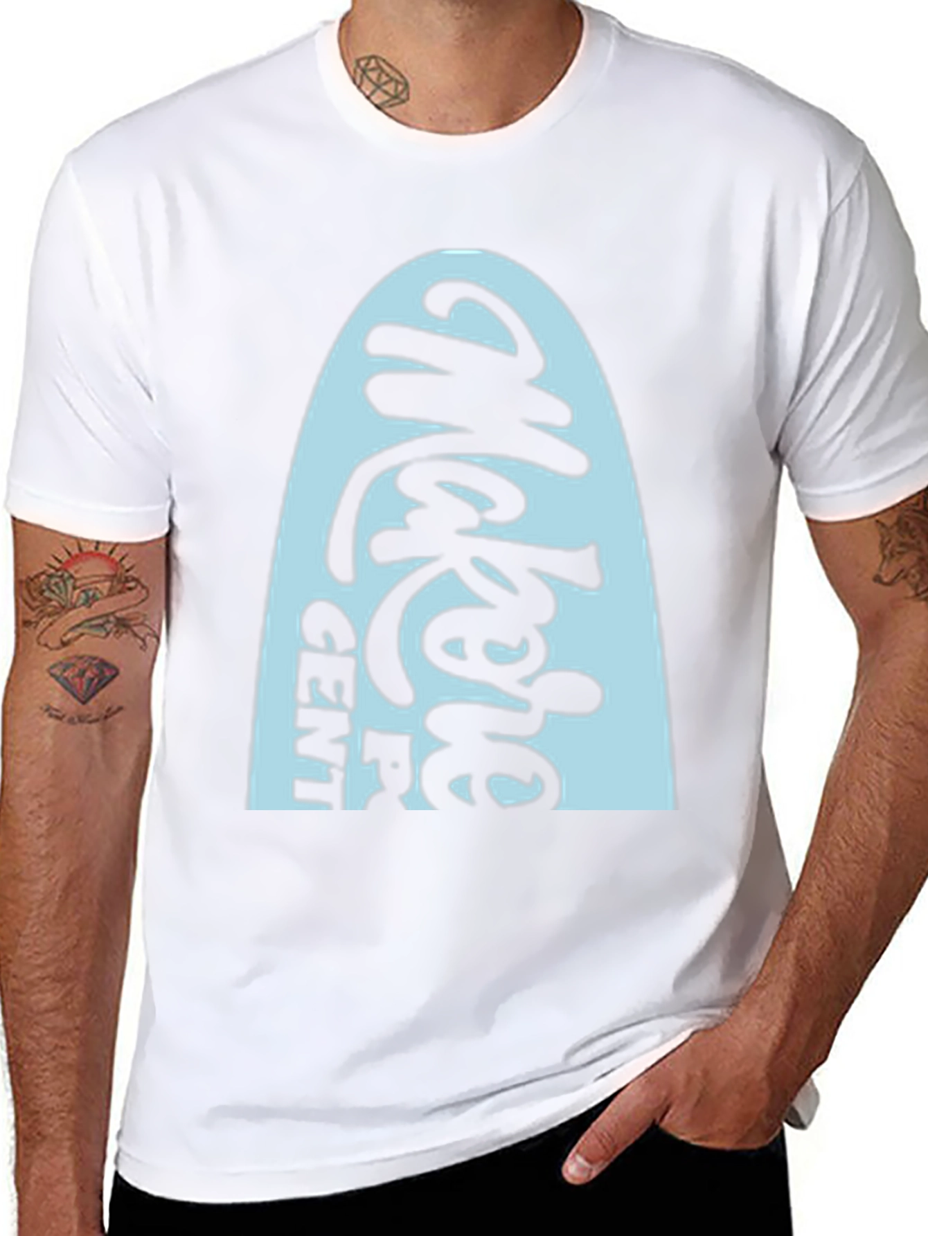 Trendy Graphic Tee: Make It Gentle