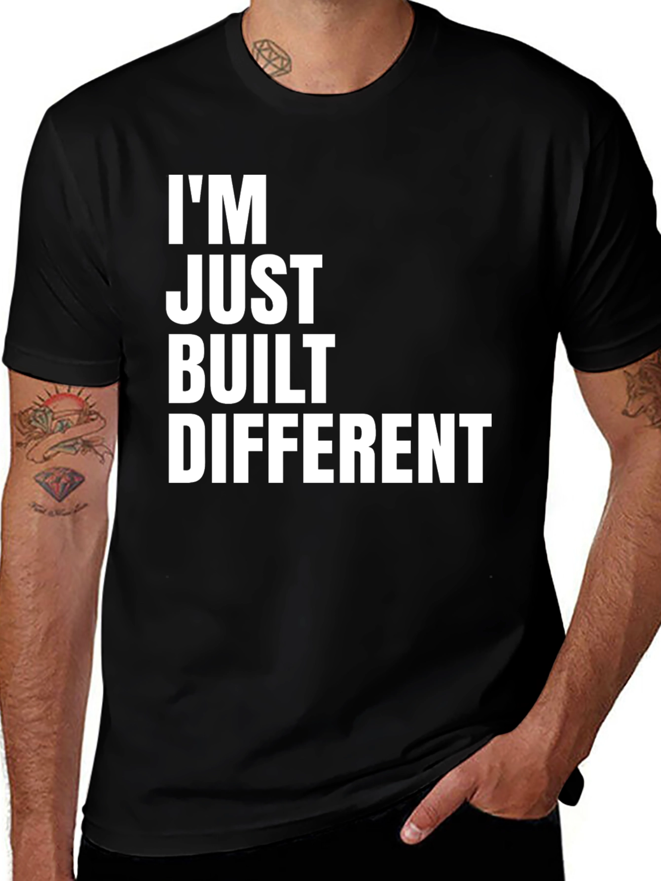 Im Just Built Different Graphic Tee