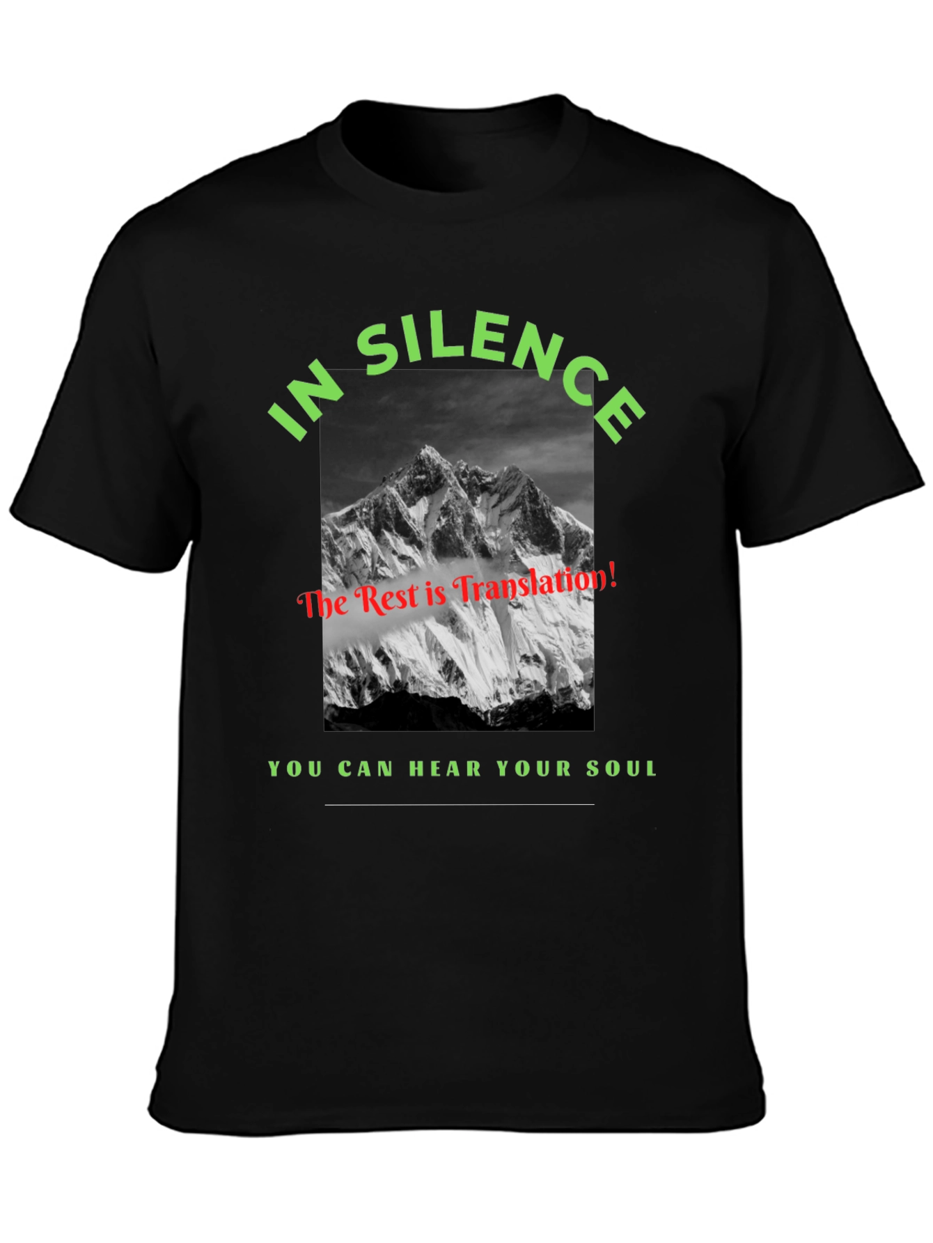 In Silence Mountain Graphic Tee - Hear Your Soul