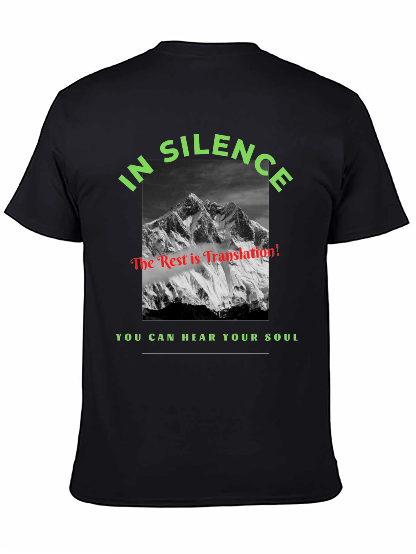 In Silence Mountain Graphic Tee - Hear Your Soul