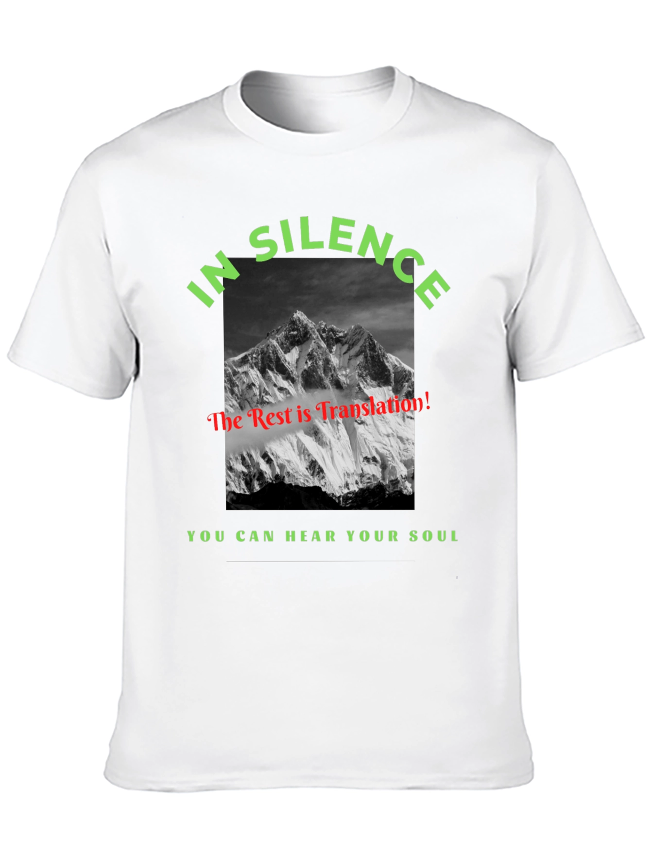In Silence Mountain Graphic Tee - Hear Your Soul