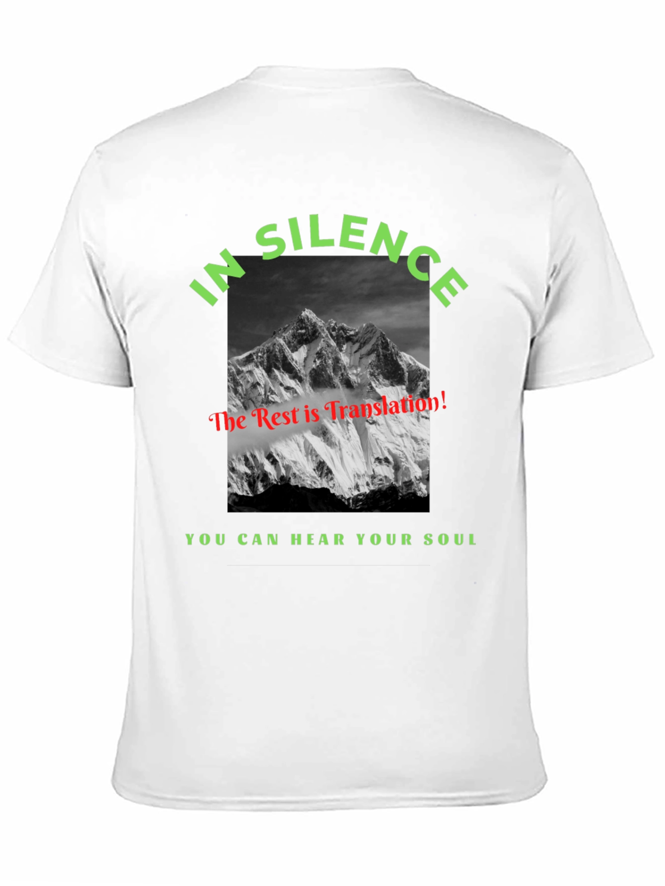 In Silence Mountain Graphic Tee - Hear Your Soul