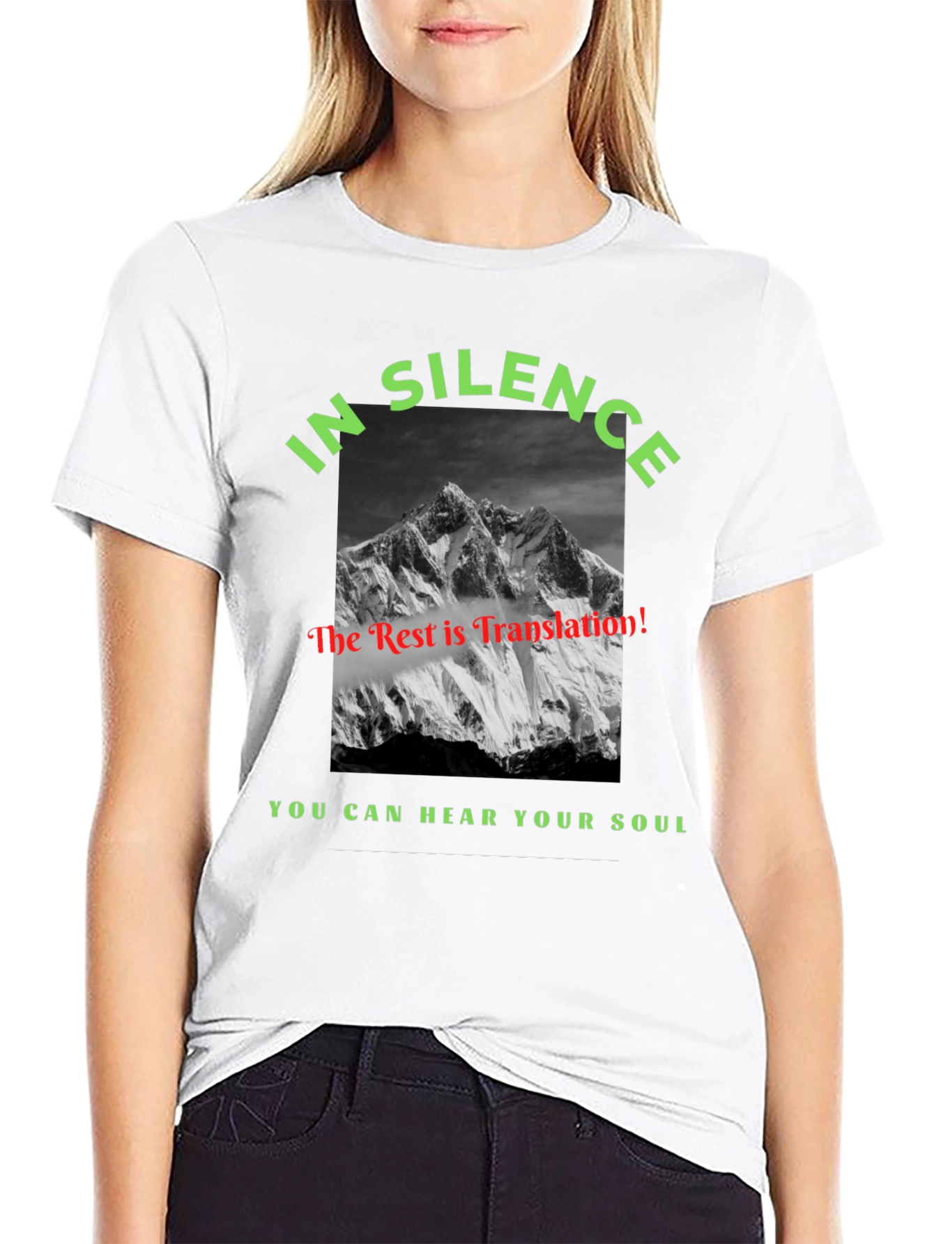 In Silence Mountain Graphic Tee - Hear Your Soul