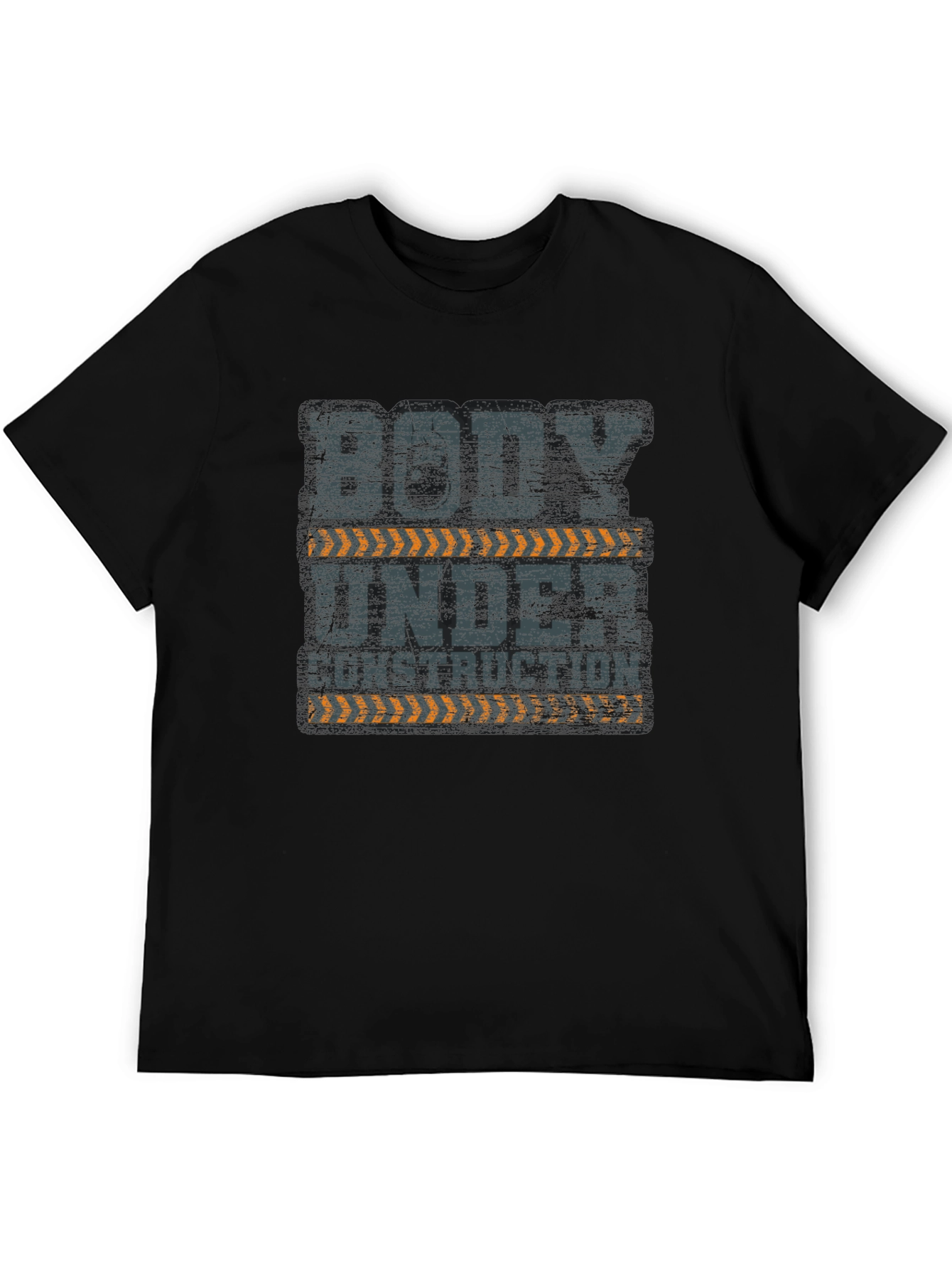 Body Under Construction Black T-Shirt
