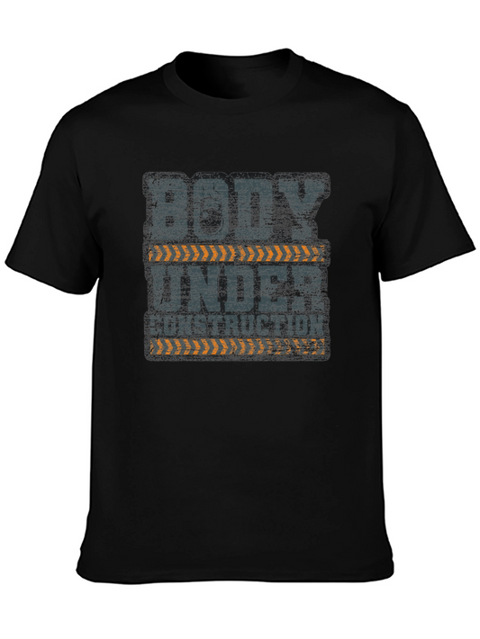 Body Under Construction Black T-Shirt